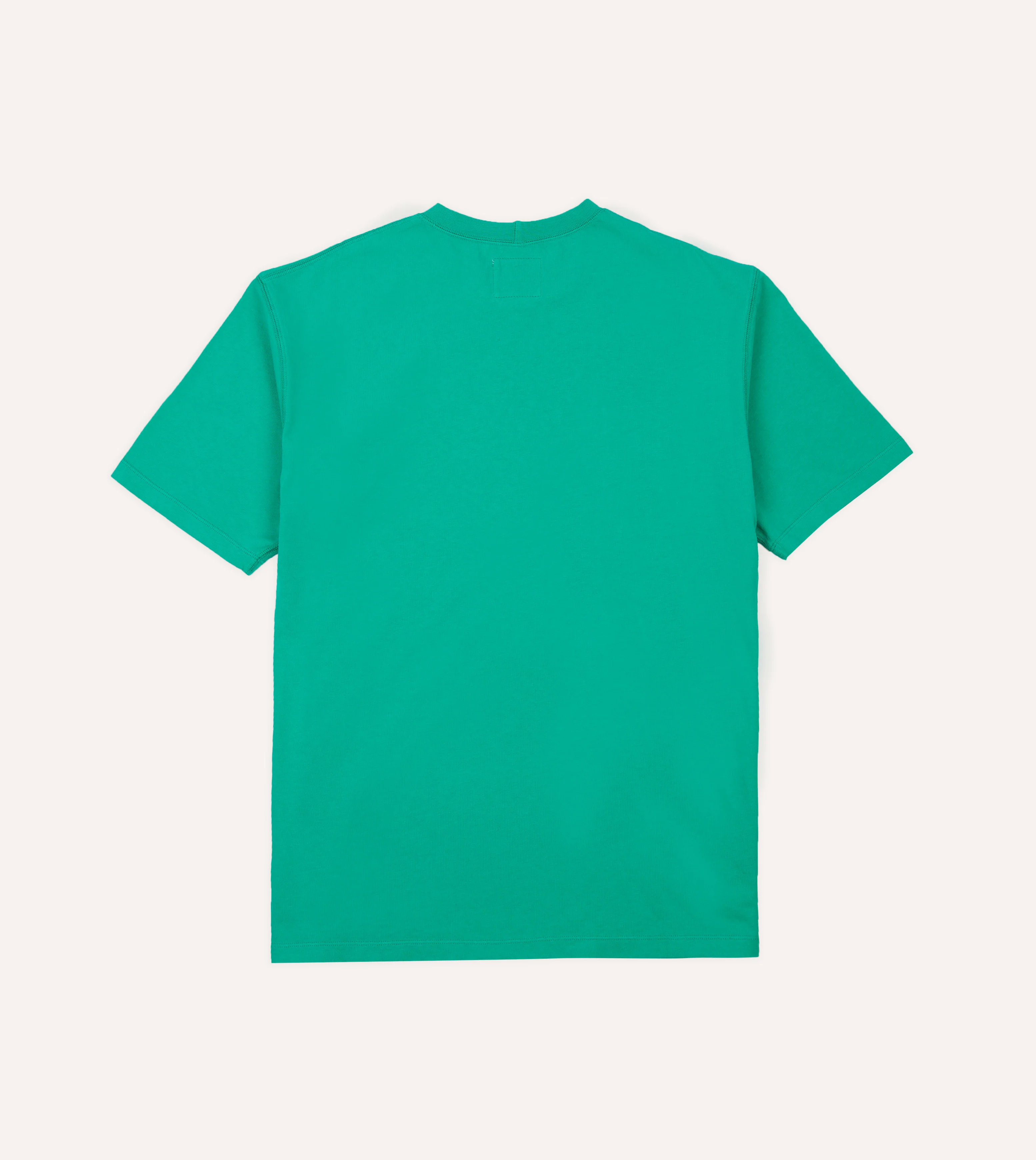 Antique Green Lightweight Cotton Crew Neck Hiking T-Shirt - Image 4