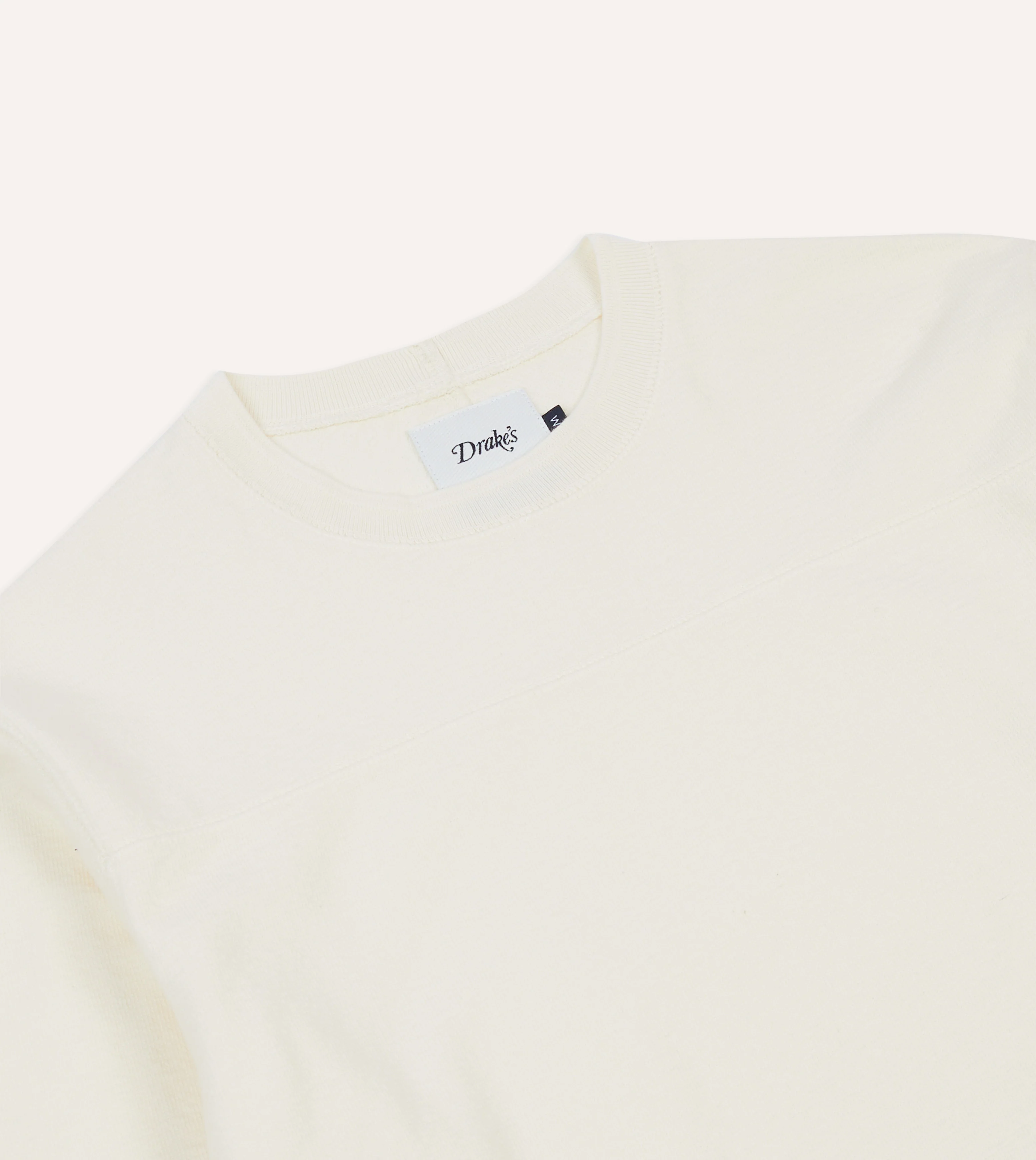 Antique White Panelled Cotton Training T-Shirt - Image 3