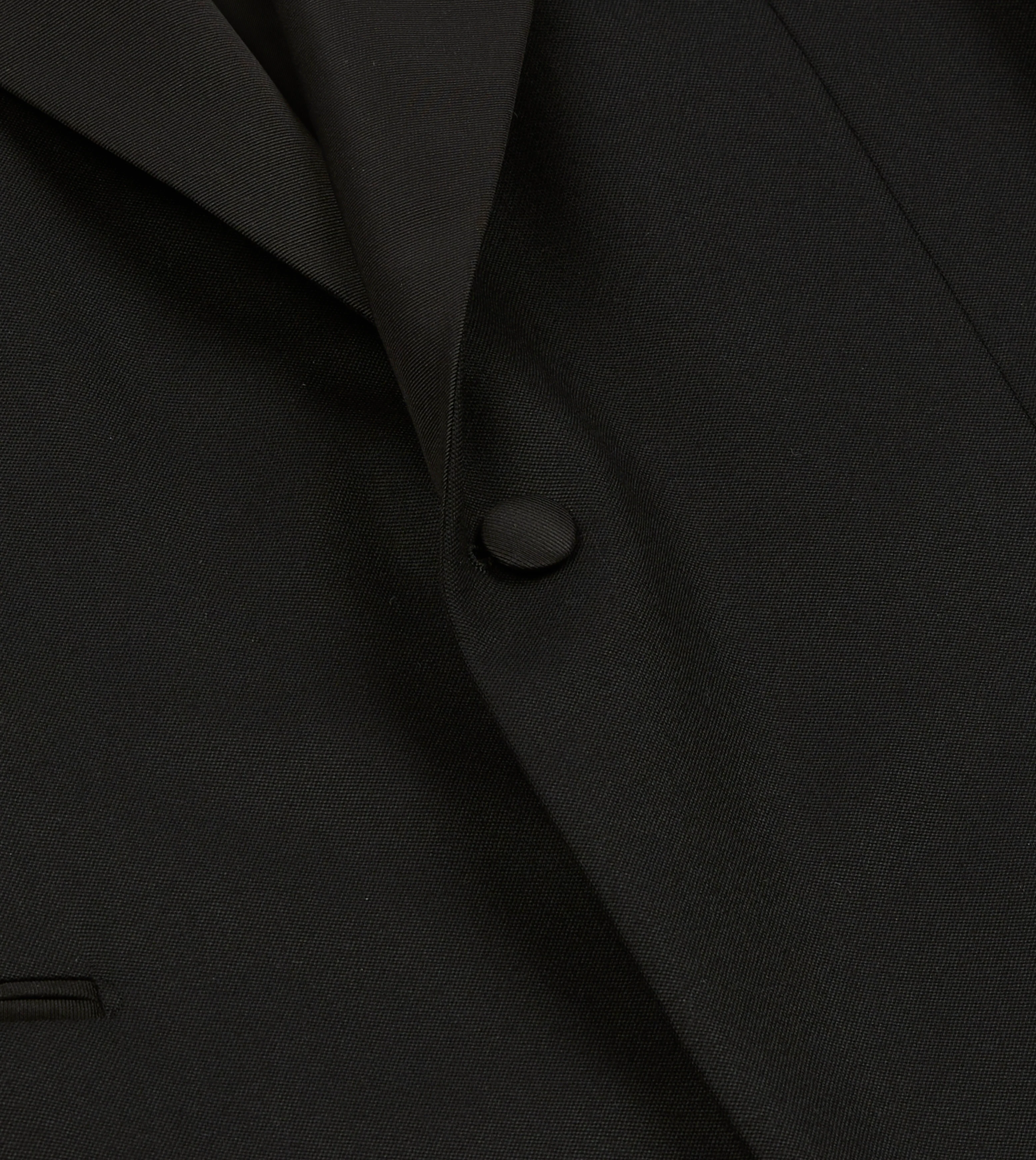 Black Barathea Wool Dinner Jacket - Image 5