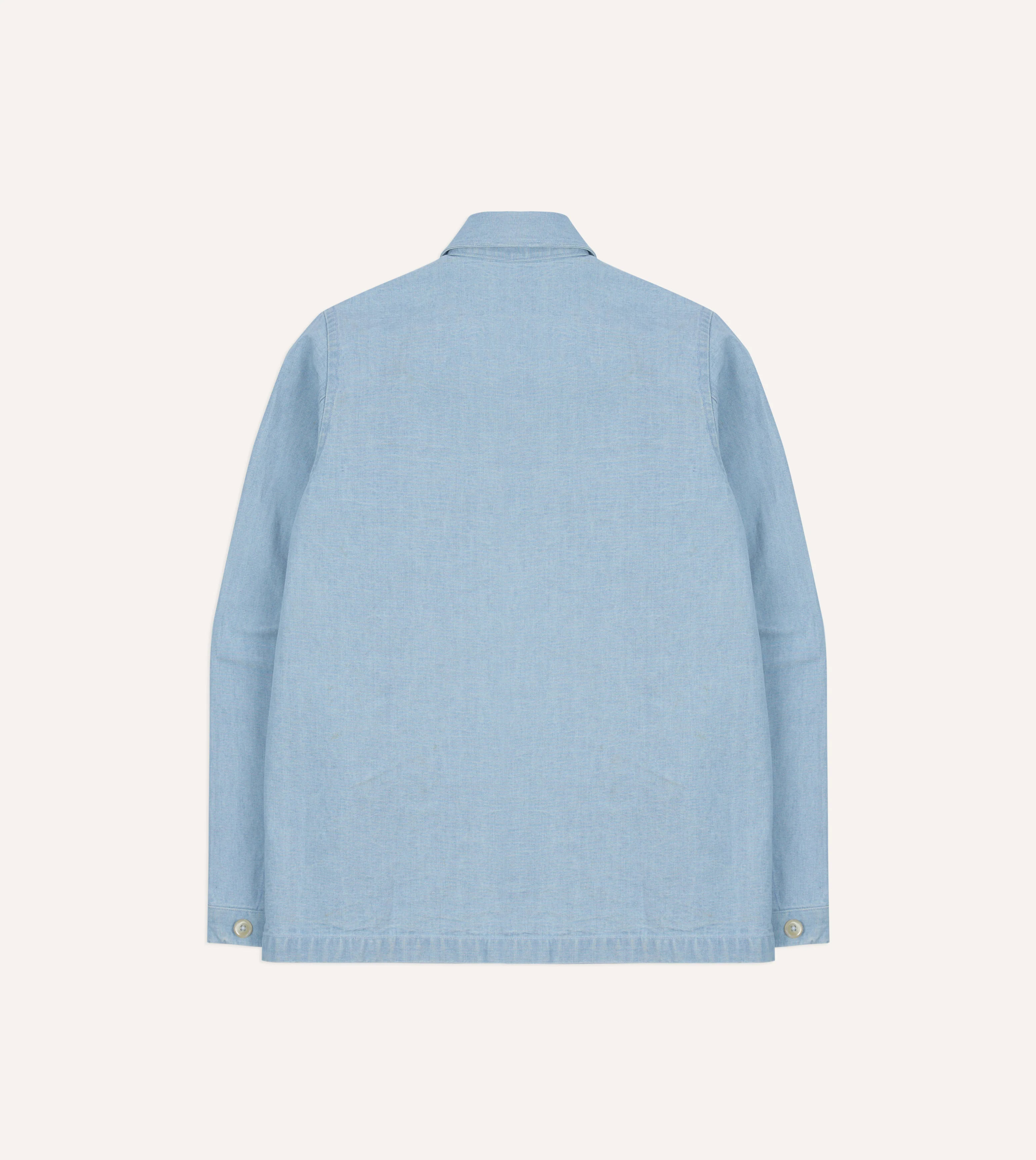 Bleach Wash Denim Field Shirt - Image 6