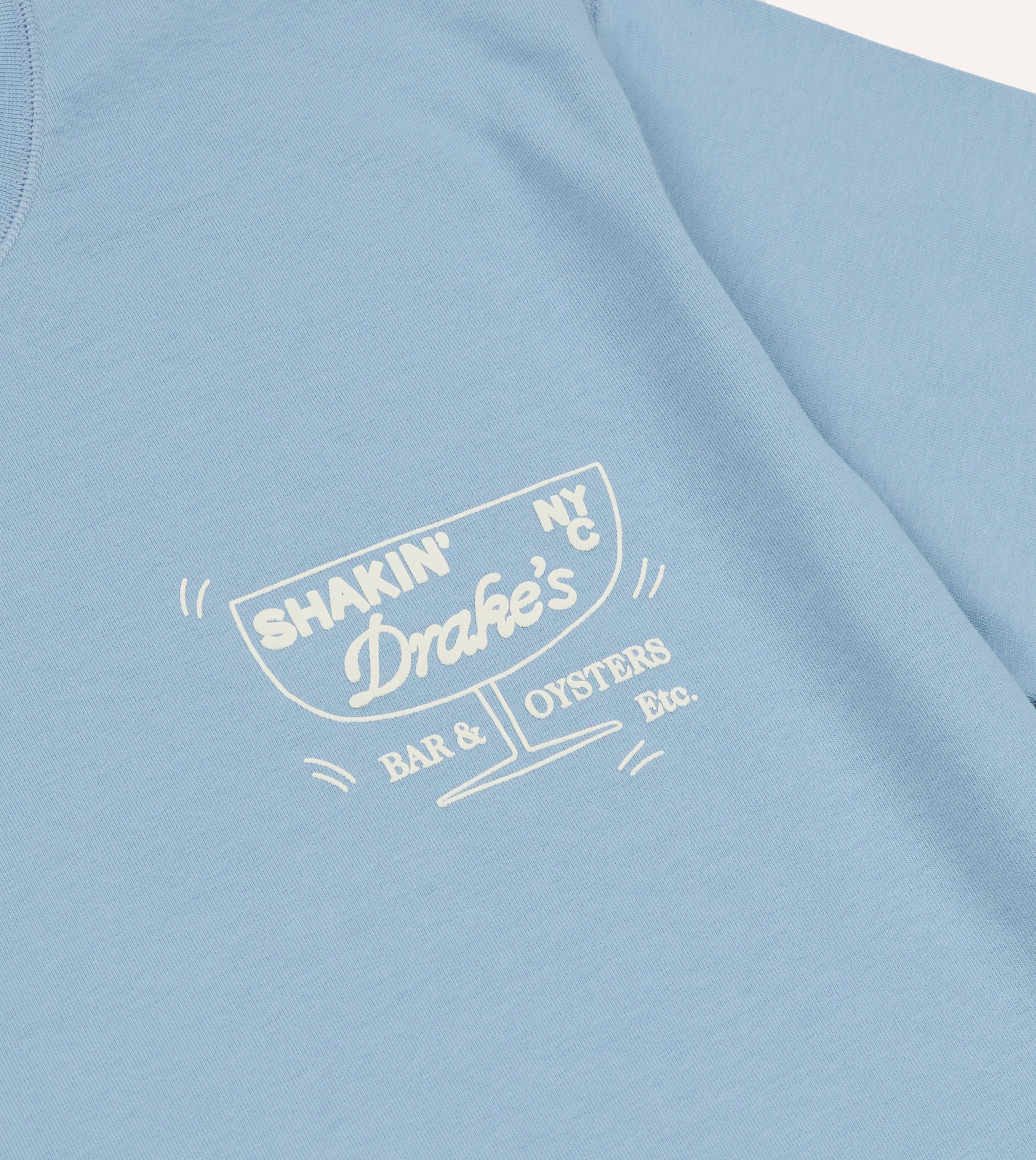Blue ‘Shuck’ Print Short-Sleeve Hiking T-Shirt - Image 5