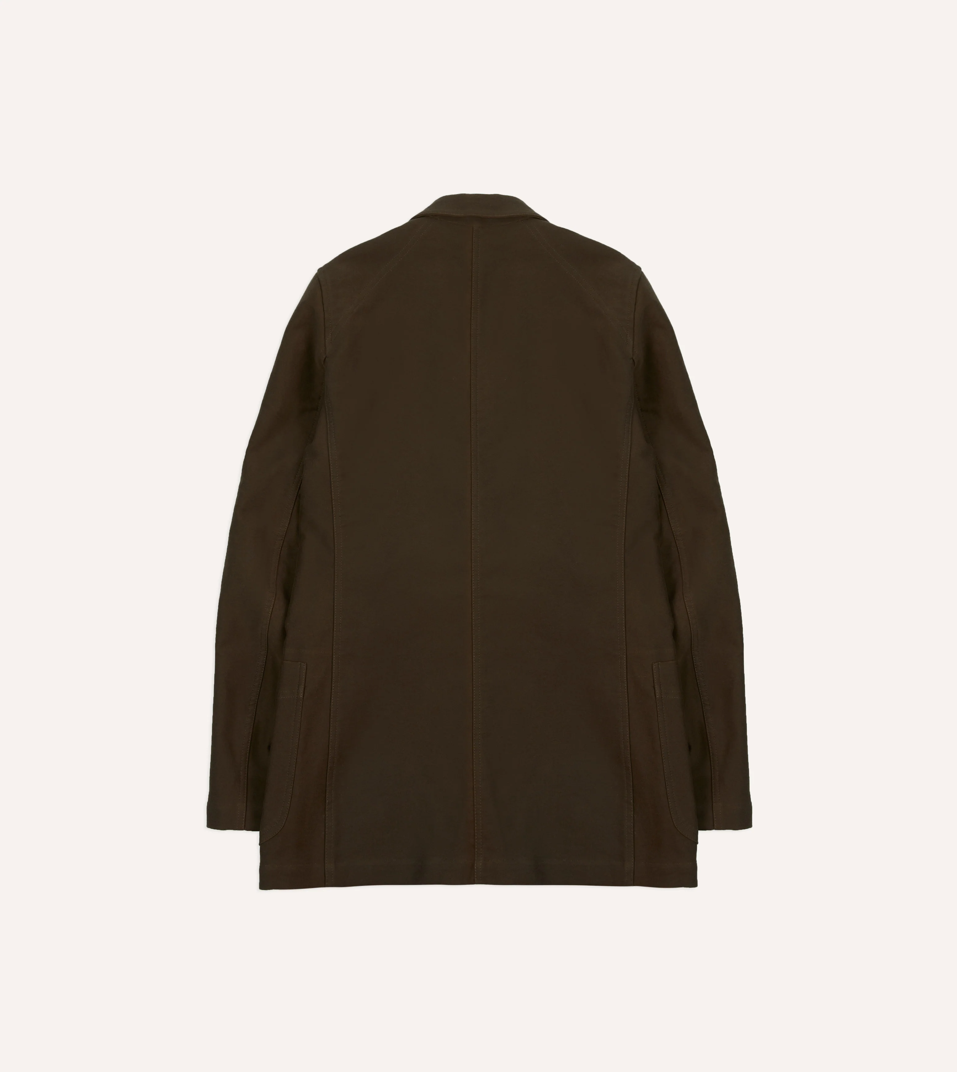 Brown Cotton Twill Western Games Blazer - Image 9