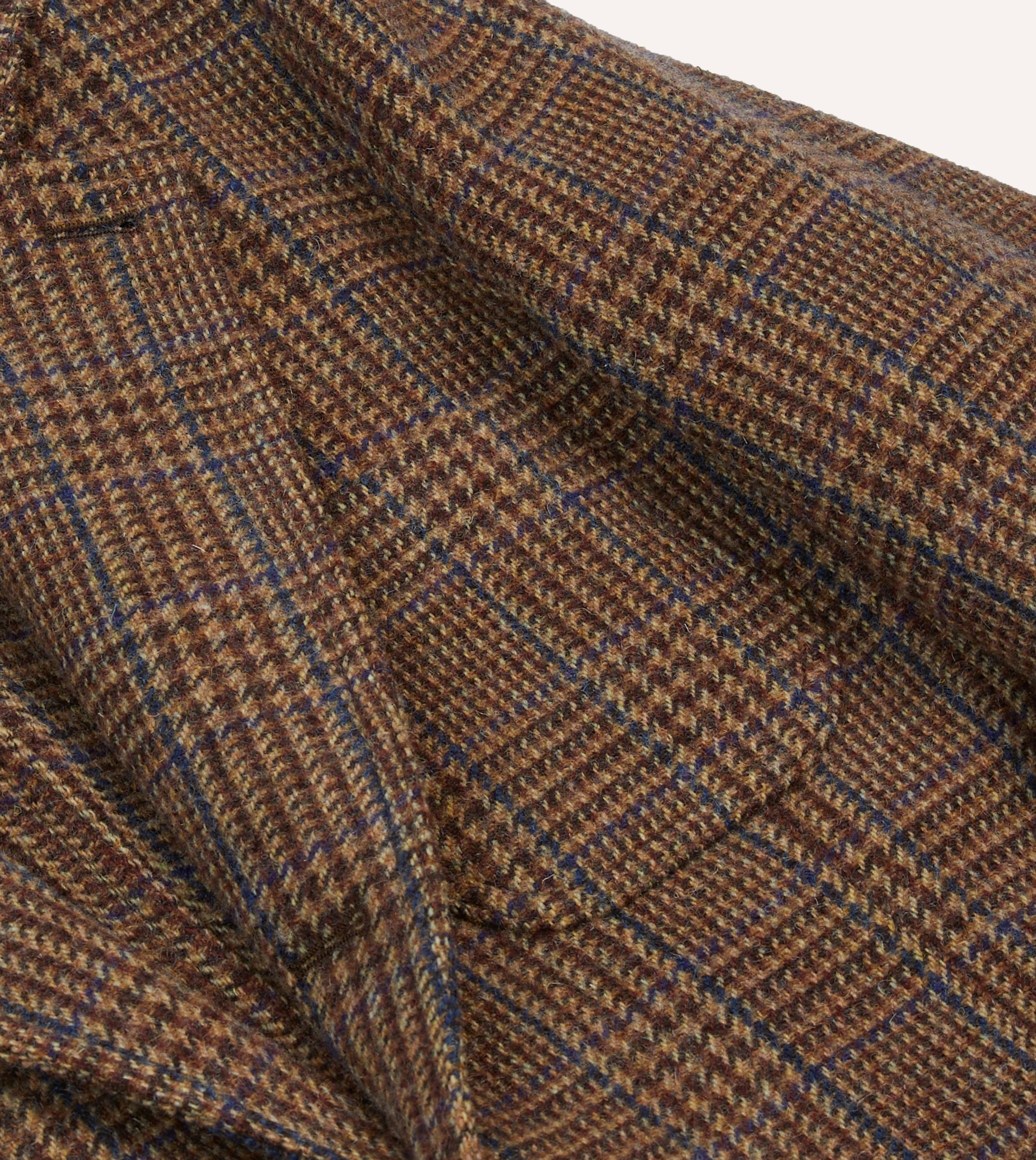 Brown Prince of Wales Check Tweed Games Blazer Mk. VII - Image 4