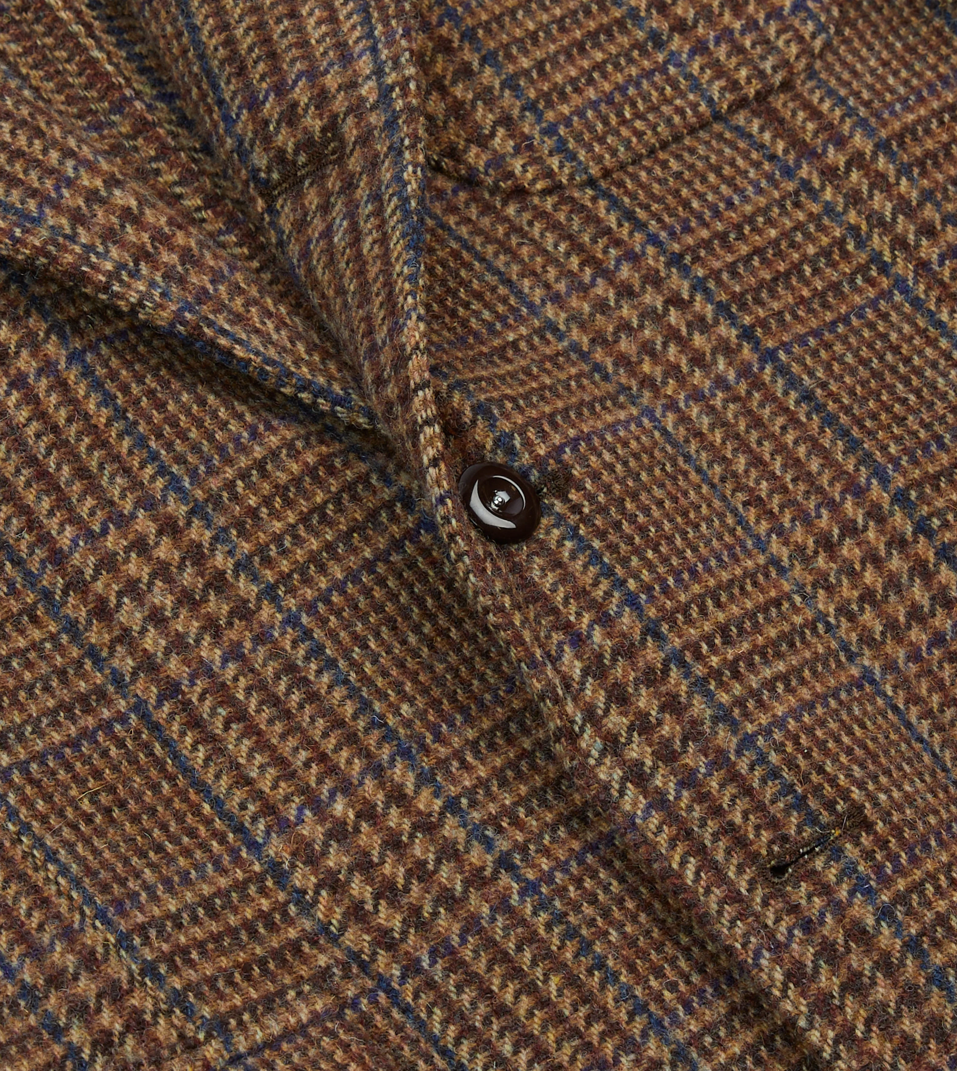 Brown Prince of Wales Check Tweed Games Blazer Mk. VII - Image 5