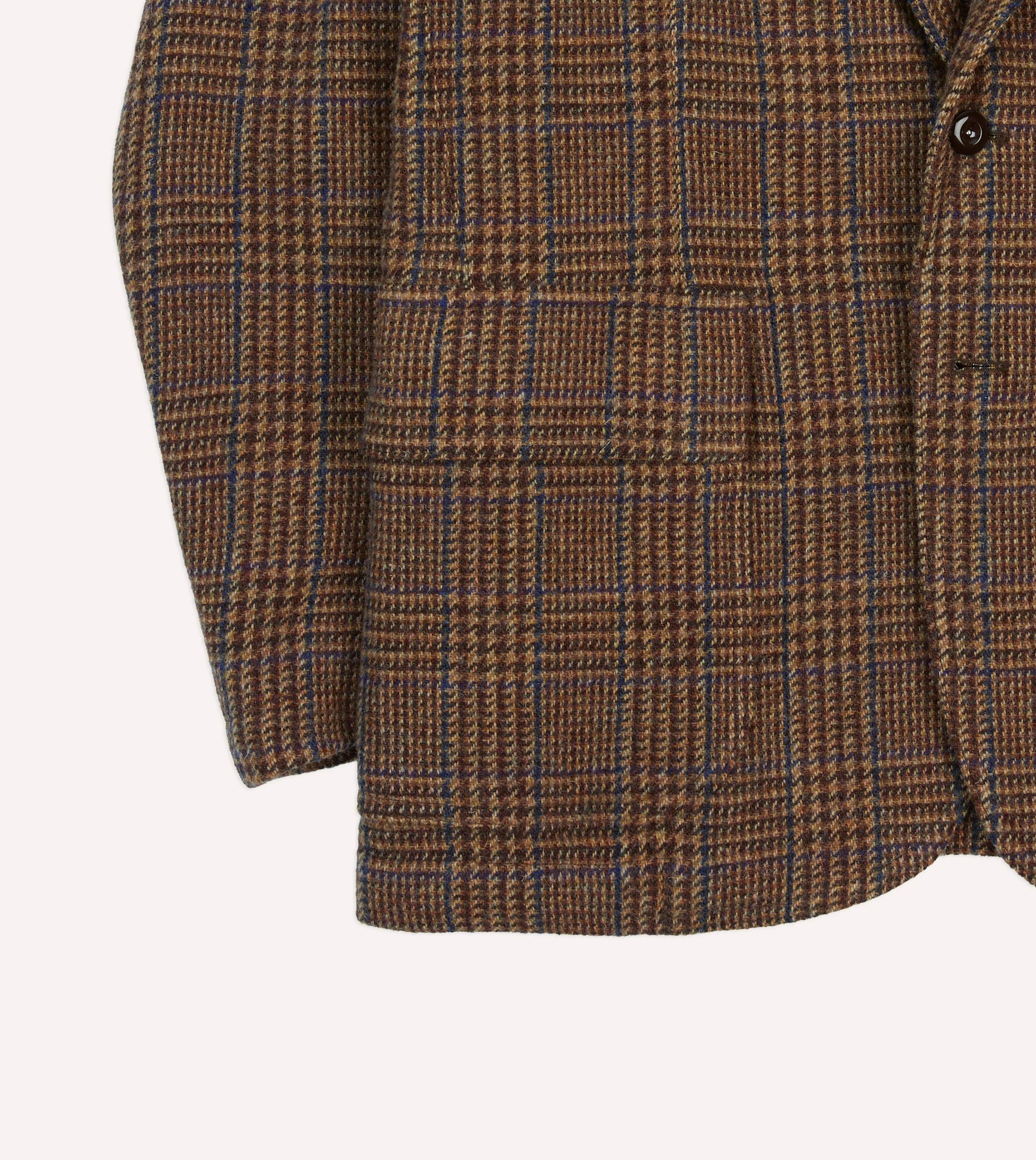 Brown Prince of Wales Check Tweed Games Blazer Mk. VII - Image 6