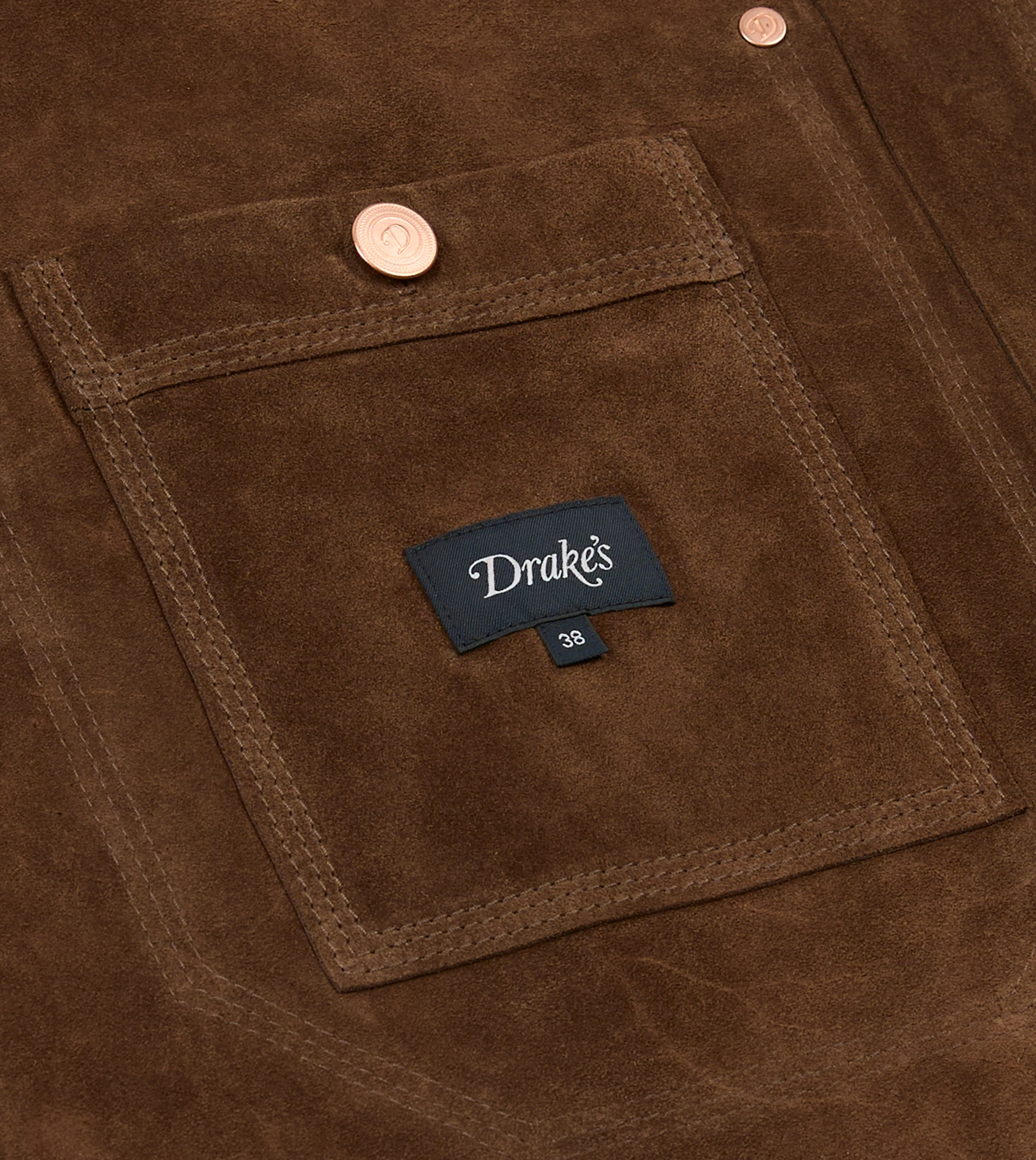 Brown Suede Welder Jacket - Image 7