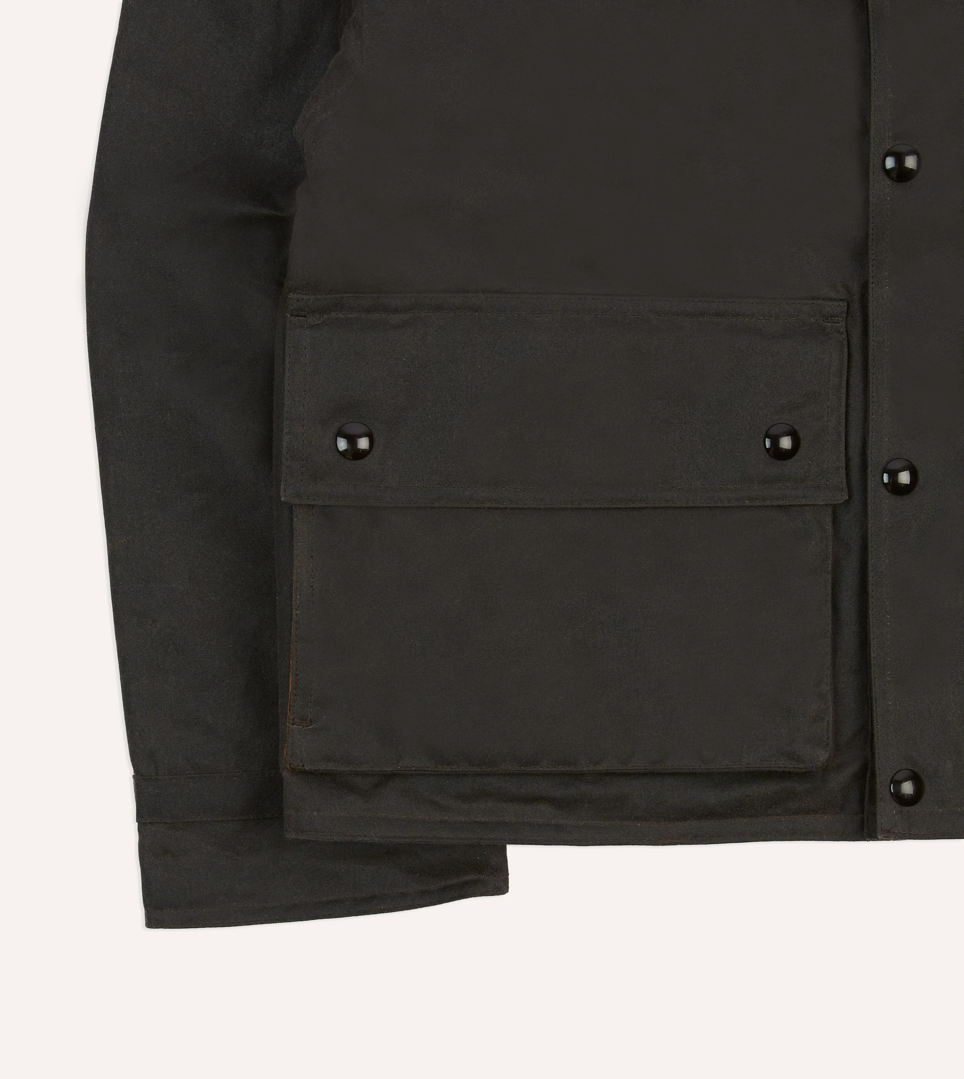 Brown Waxed Cotton Wader Jacket - Image 6