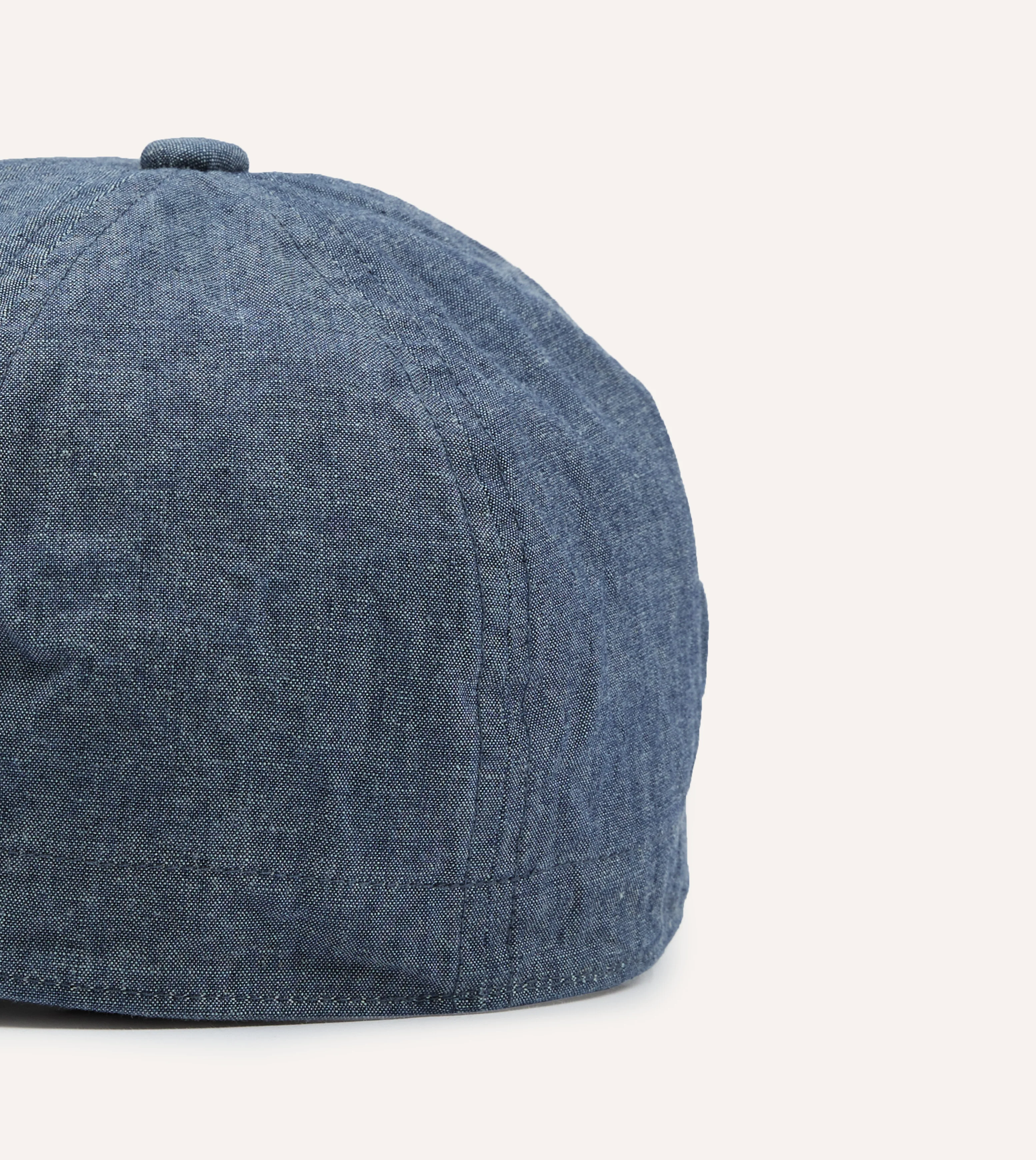 Câbleami Indigo 6oz Chambray Cotton Army Cap - Image 2