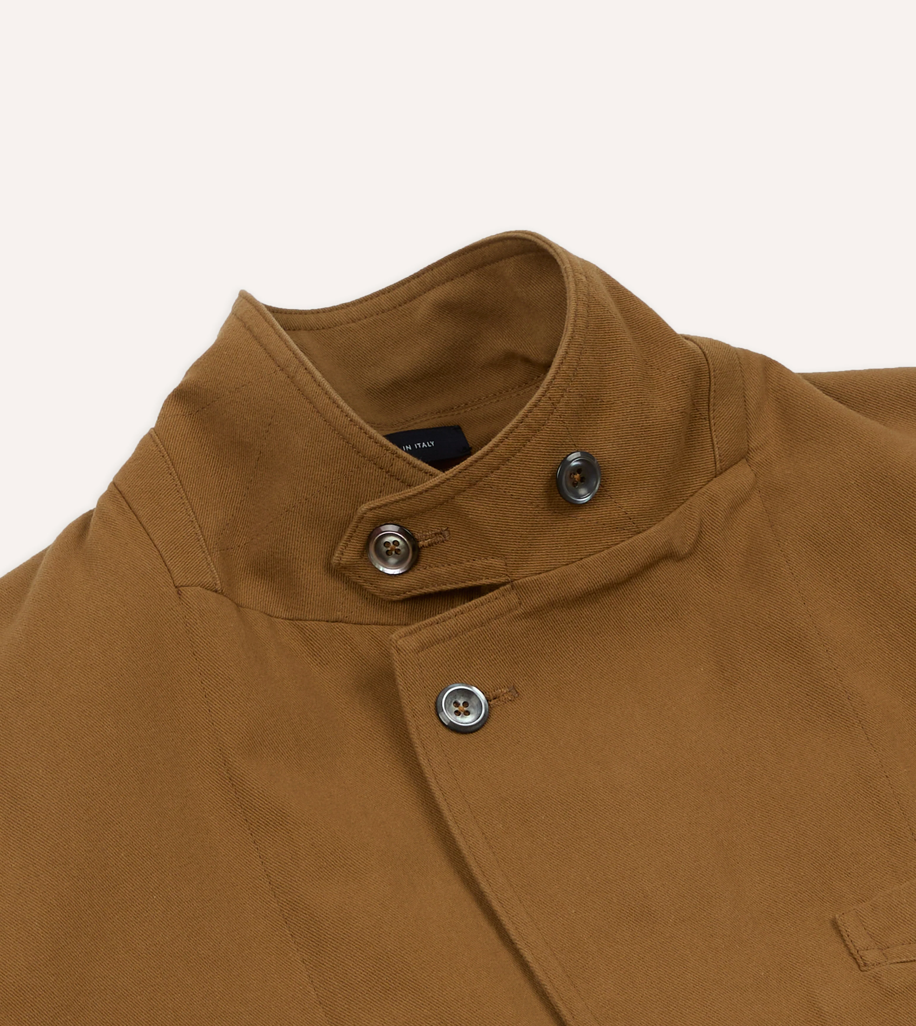 Camel Cotton Twill Field Games Blazer - Image 5
