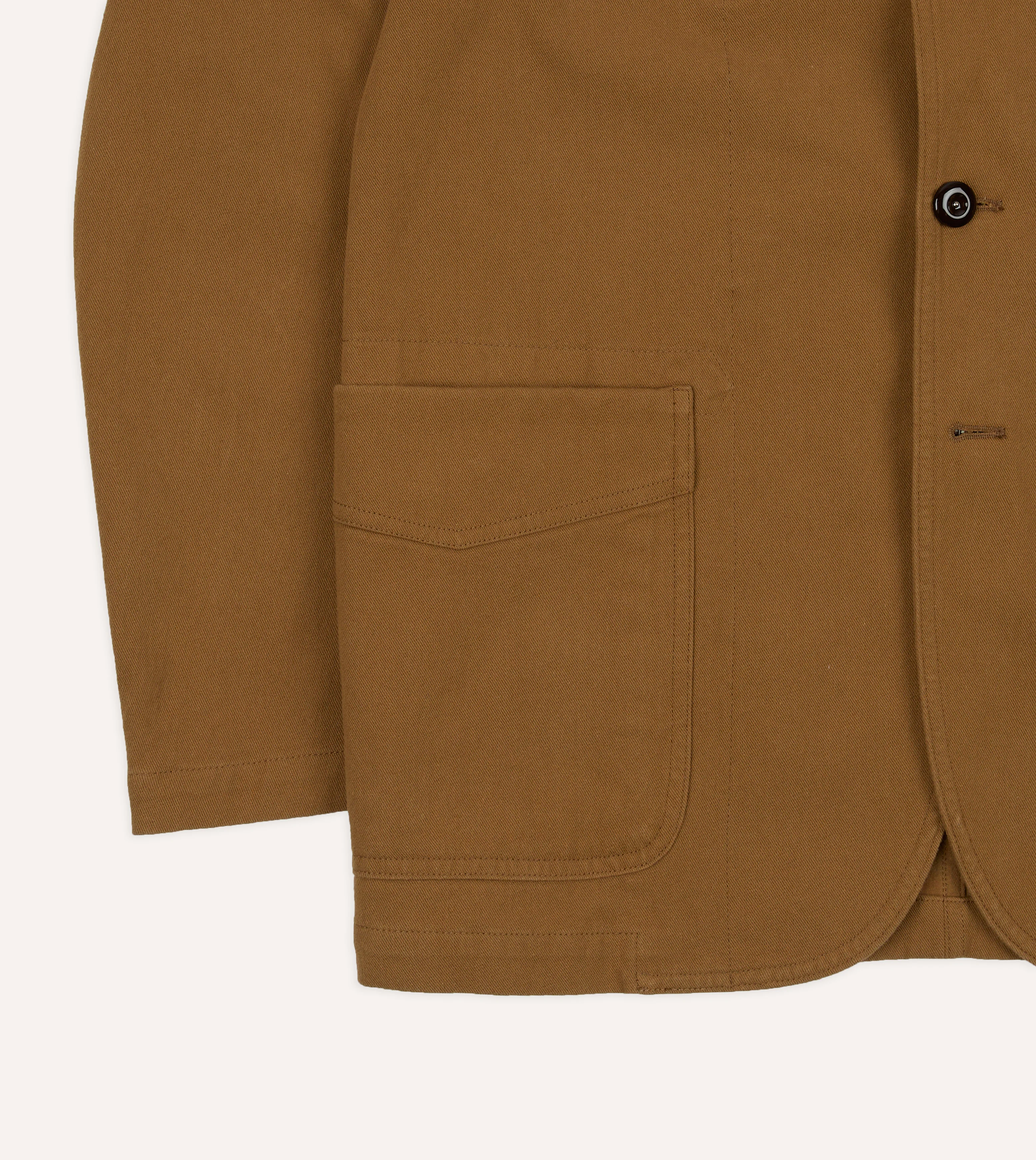 Camel Cotton Twill Field Games Blazer - Image 8