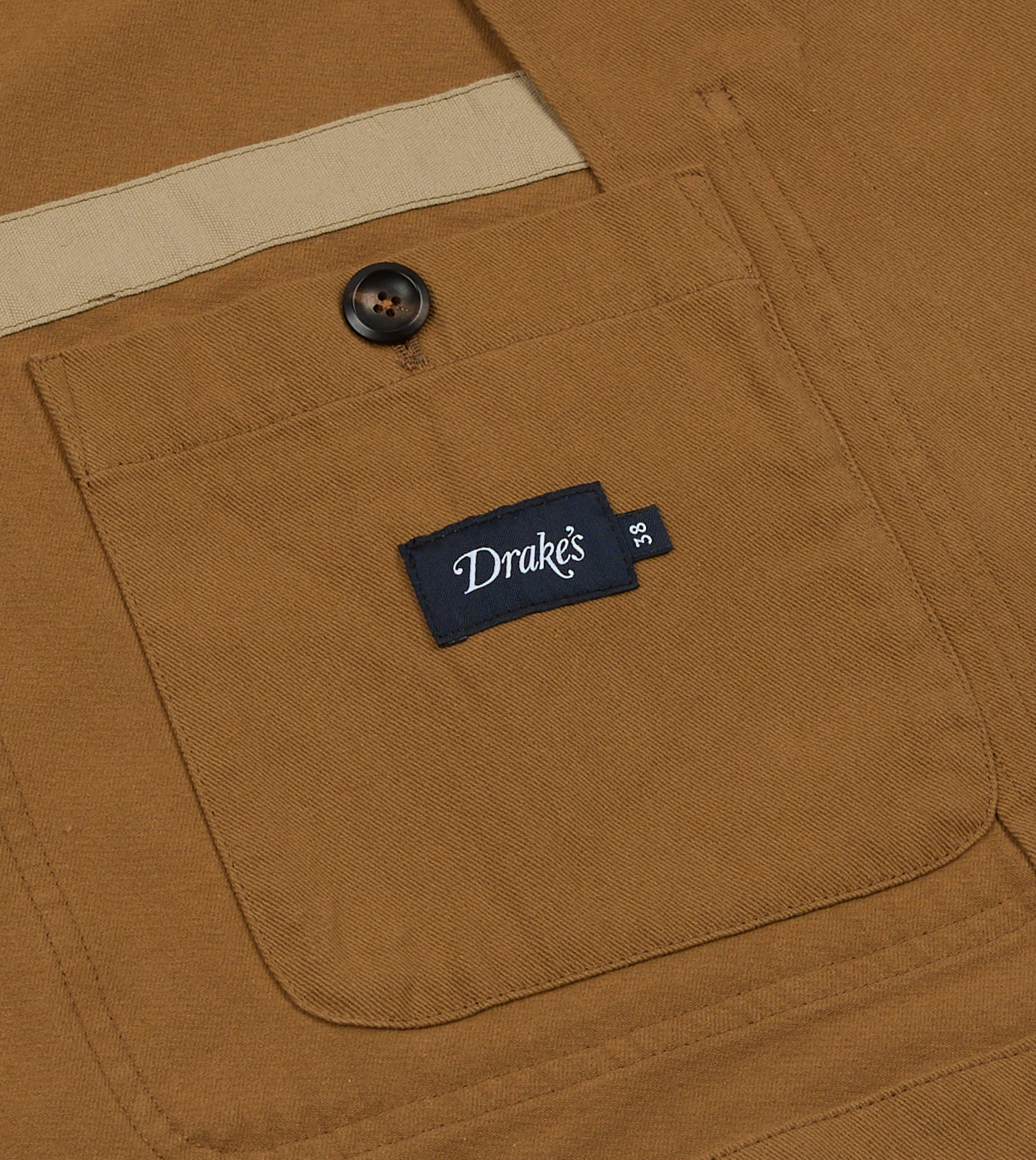 Camel Cotton Twill Field Games Blazer - Image 9