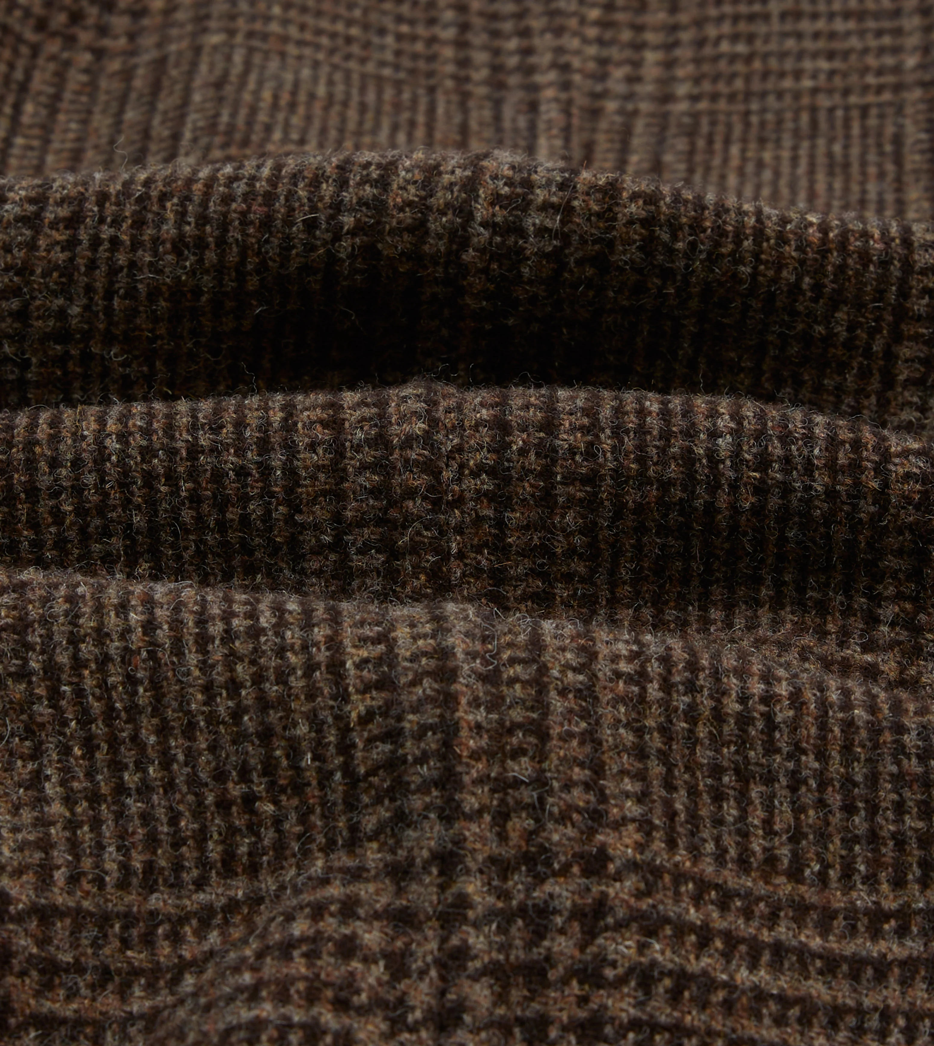 Dark Brown Prince of Wales Check Tweed Games Blazer Mk. VII - Image 2