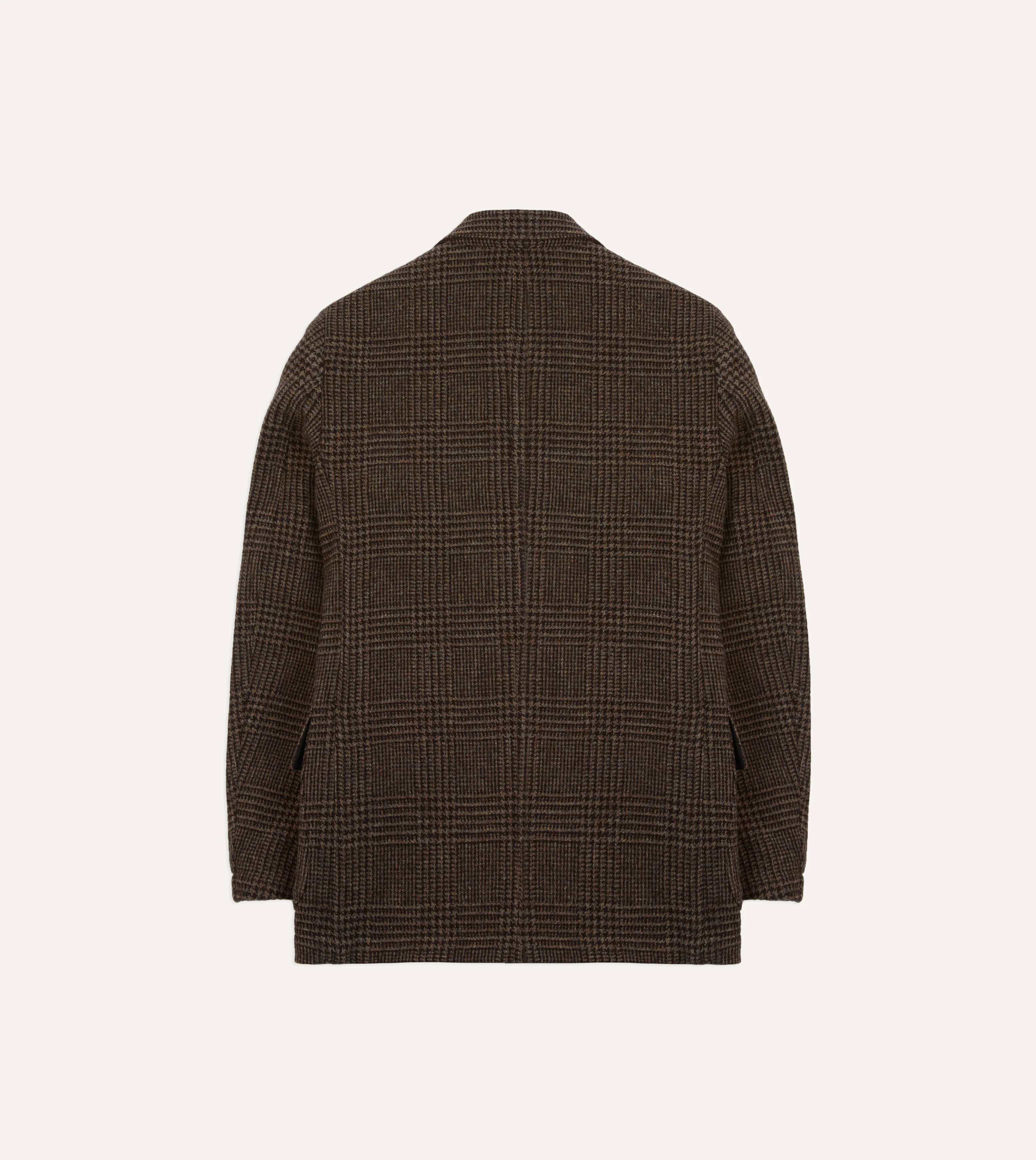 Dark Brown Prince of Wales Check Tweed Games Blazer Mk. VII - Image 9