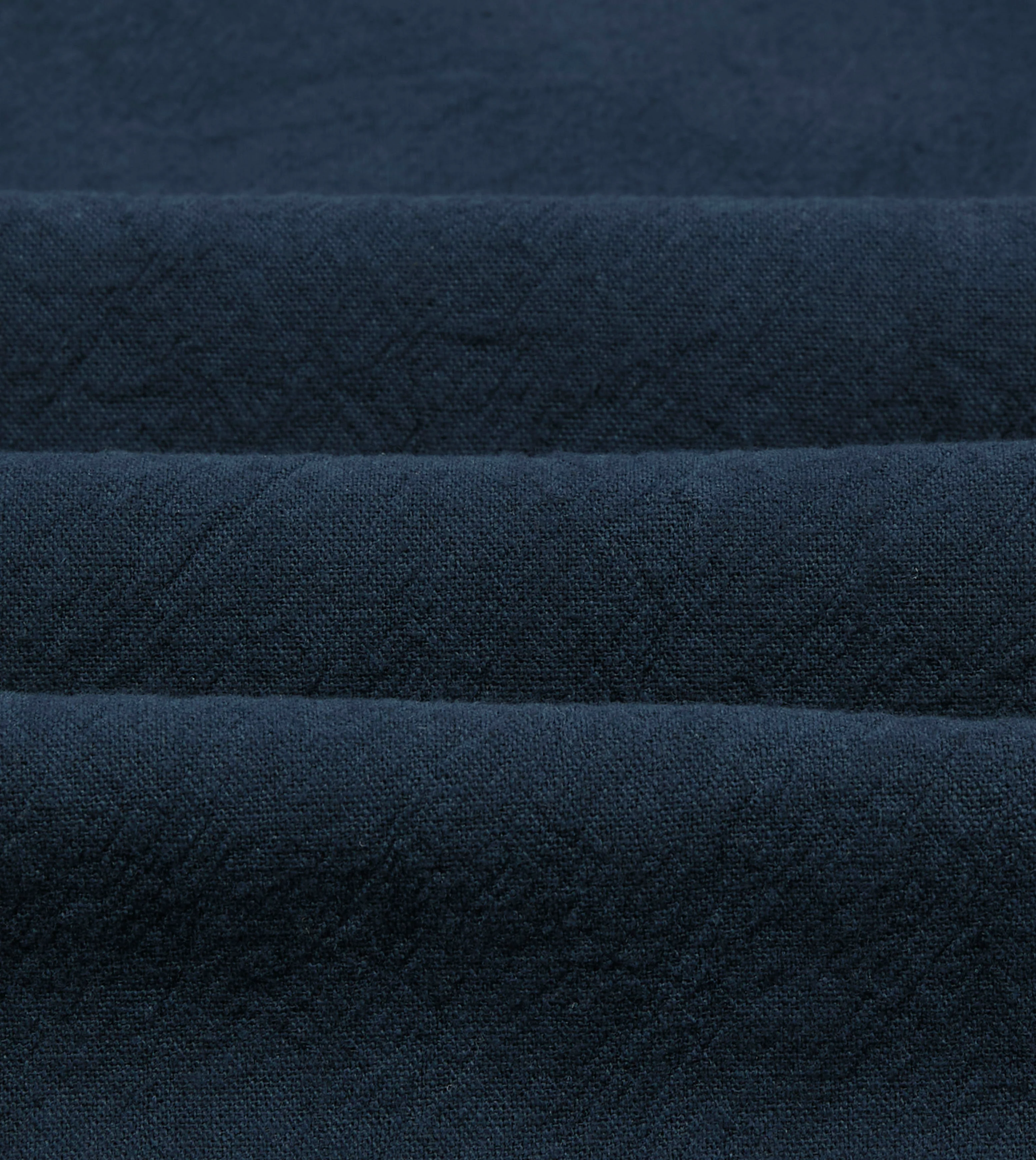 Navy Cotton-Linen Raglan Work Coat - Image 2