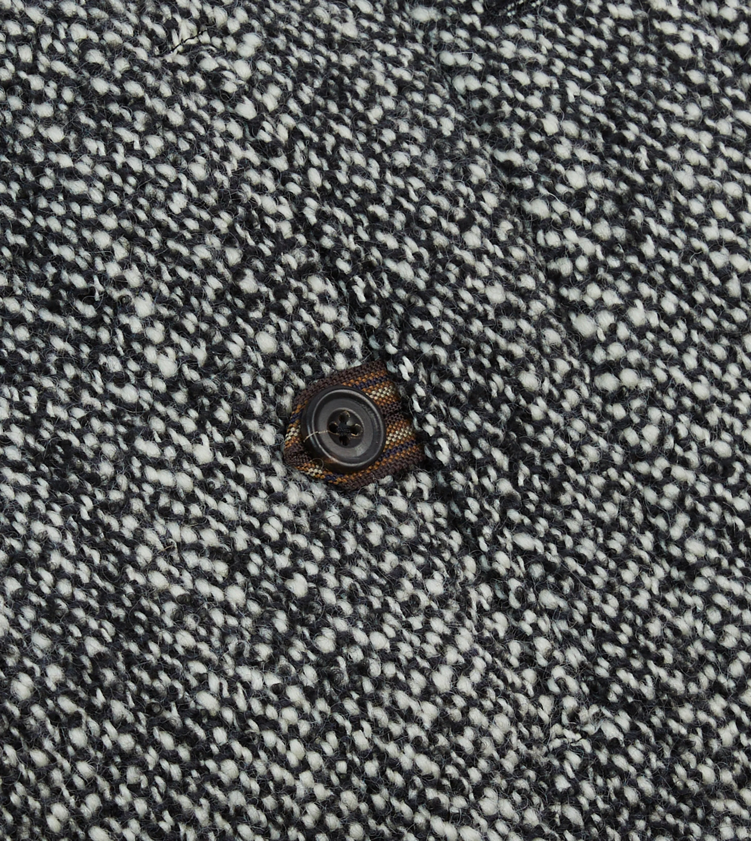 Salt and Pepper Wool Raglan Coat - Image 7