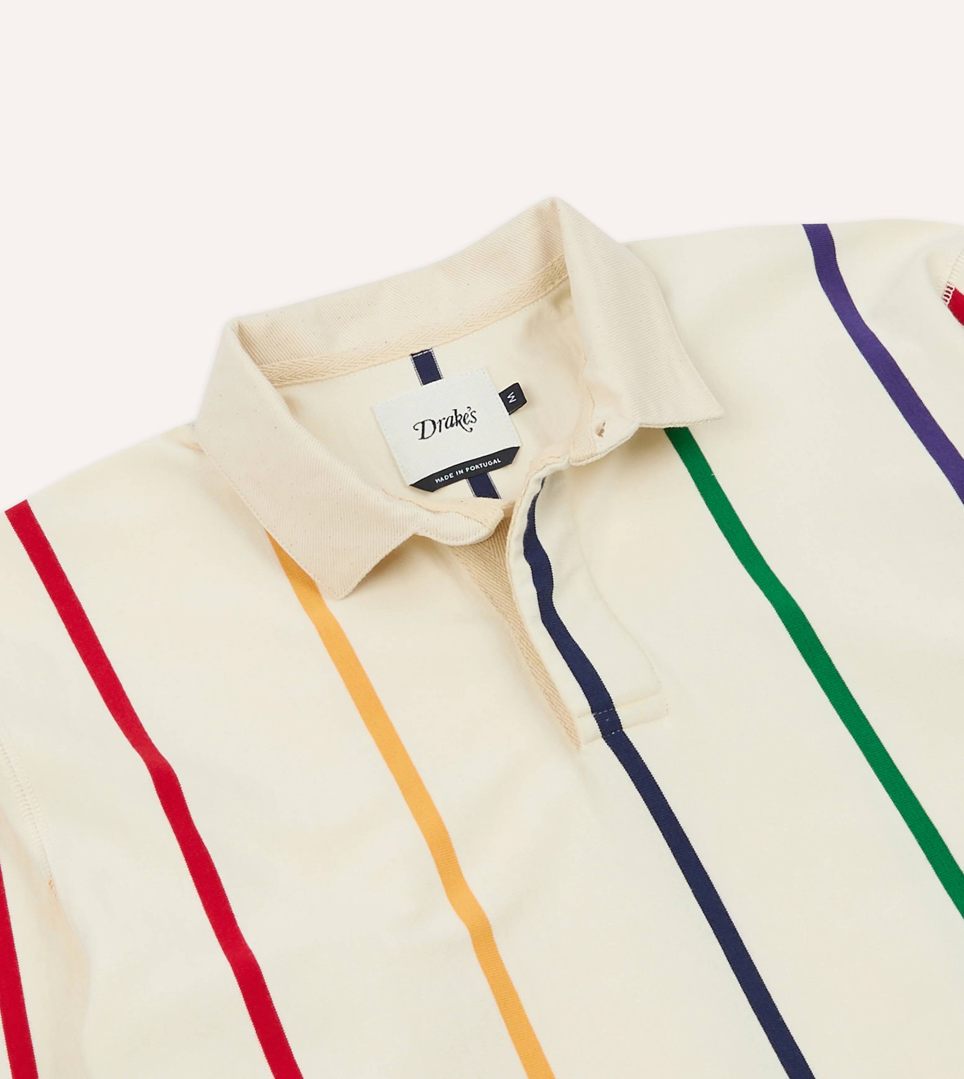 Primary Vertical Stripe Cotton Rugby Shirt - Image 3