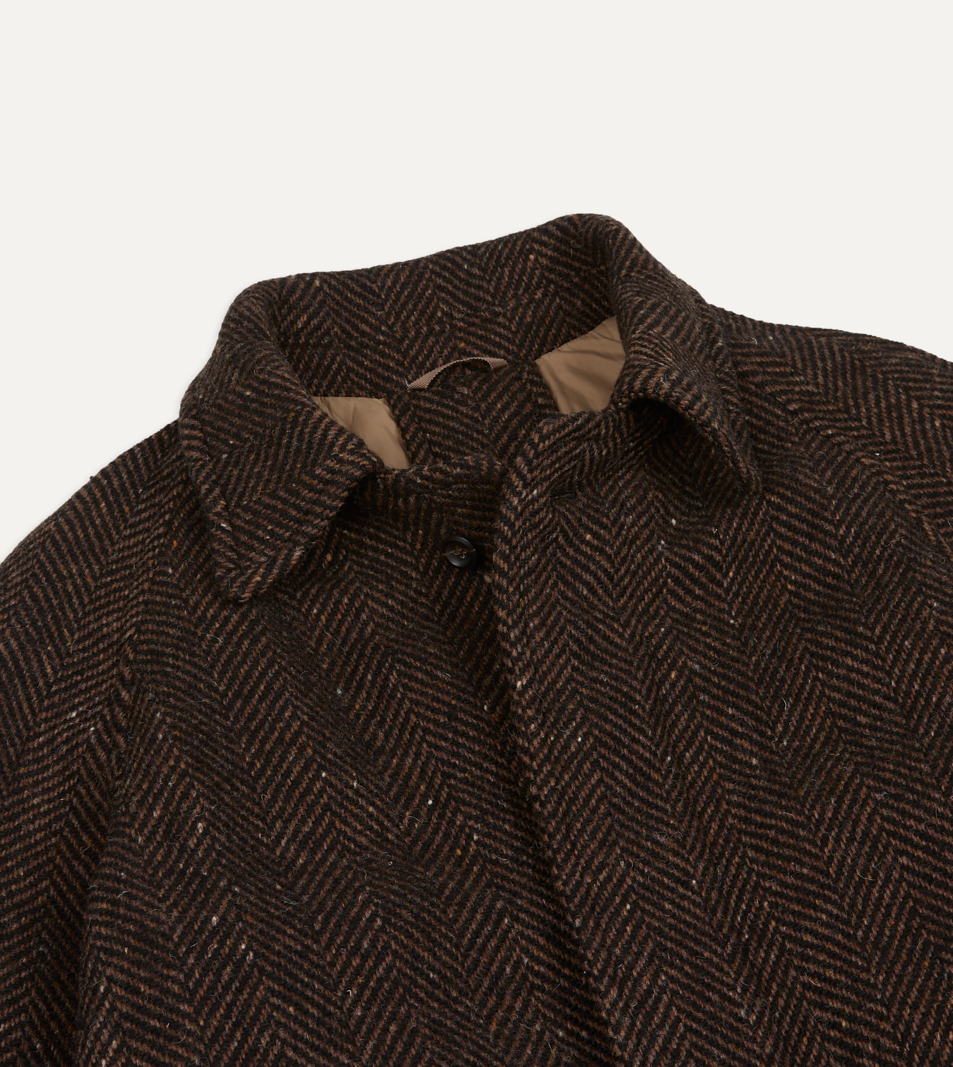 Drake’s by Nanga Quilted Raglan Coat - Image 3