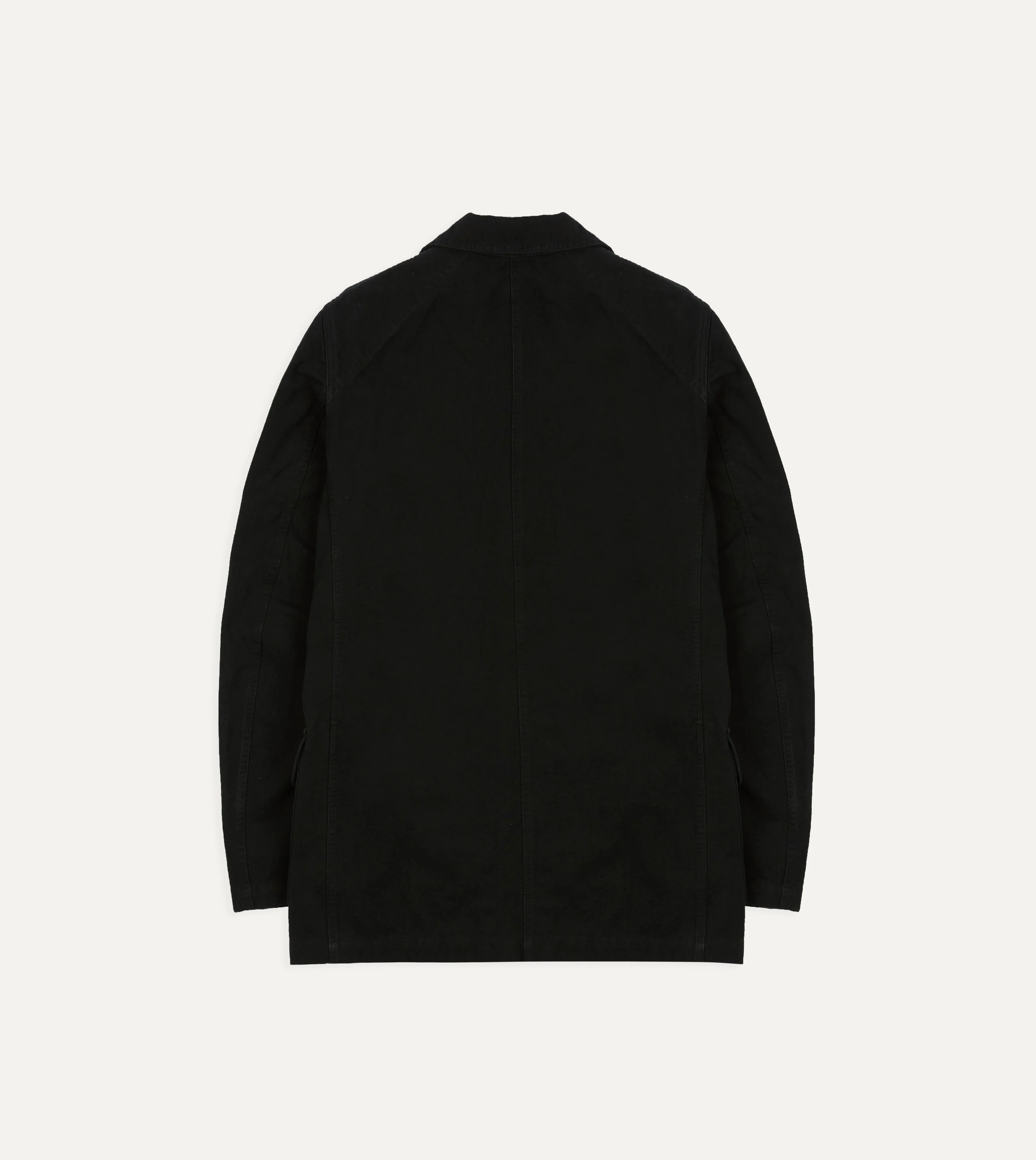 Drake's by A. Levine Black Cotton-Linen Games Blazer Mk. IV - Image 7