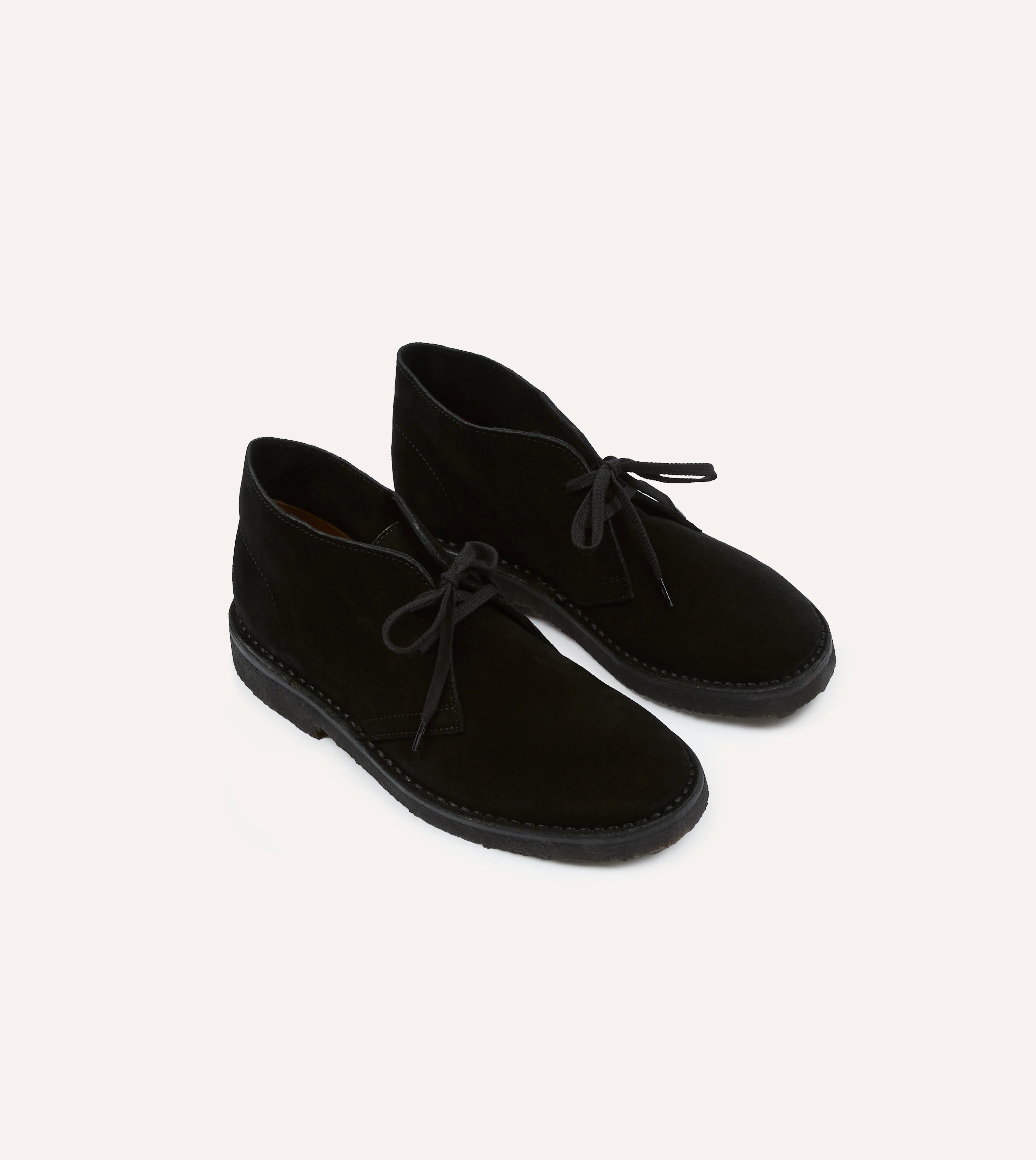 Drake's by A. Levine Clifford Desert Boot Black Suede