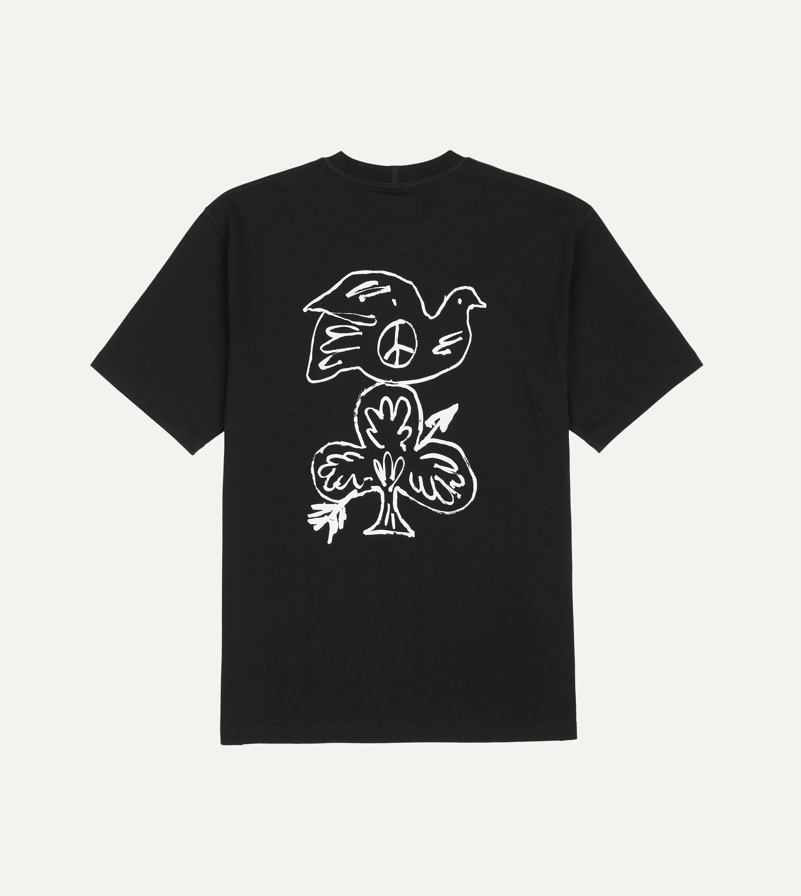Drake's by A. Levine Doodle Print Short-Sleeve Hiking T-Shirt