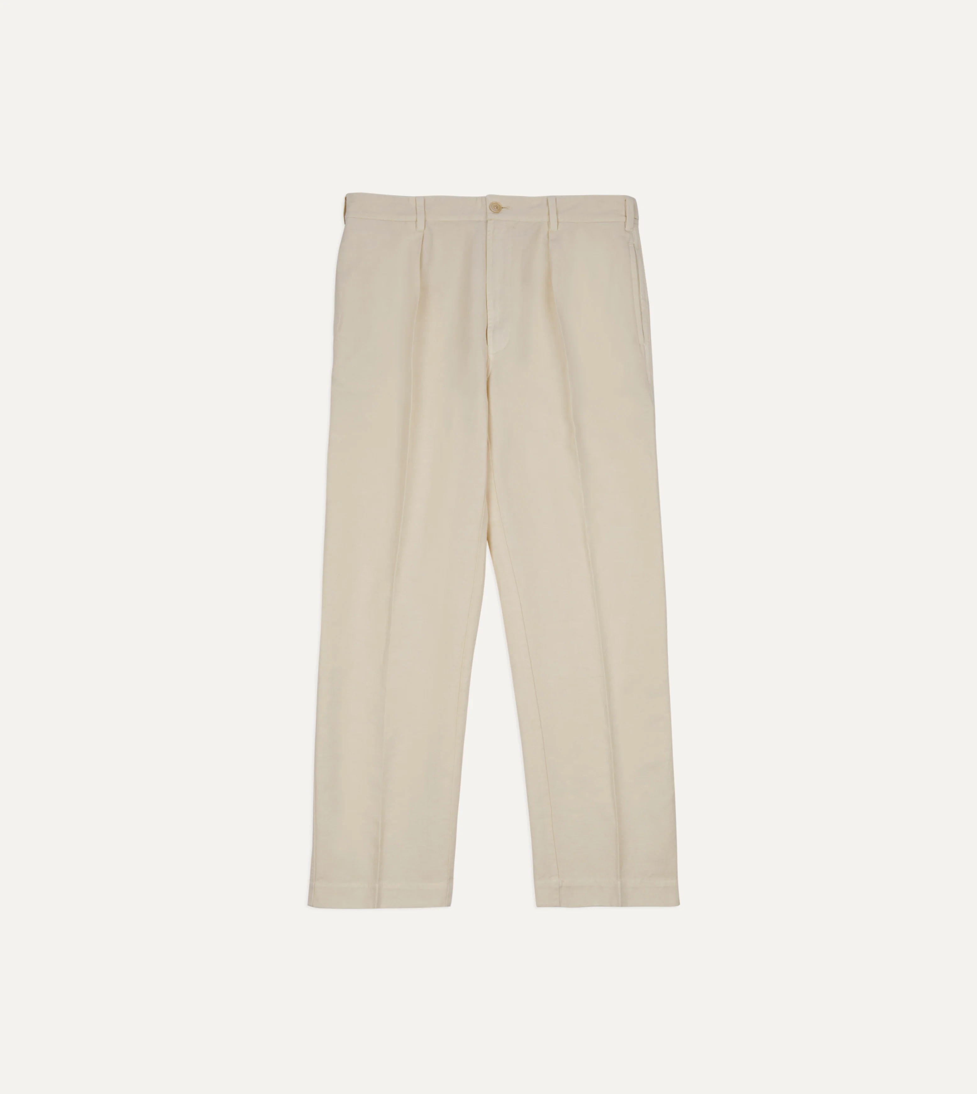 Ecru Cotton-Linen Games Trouser - Image 3