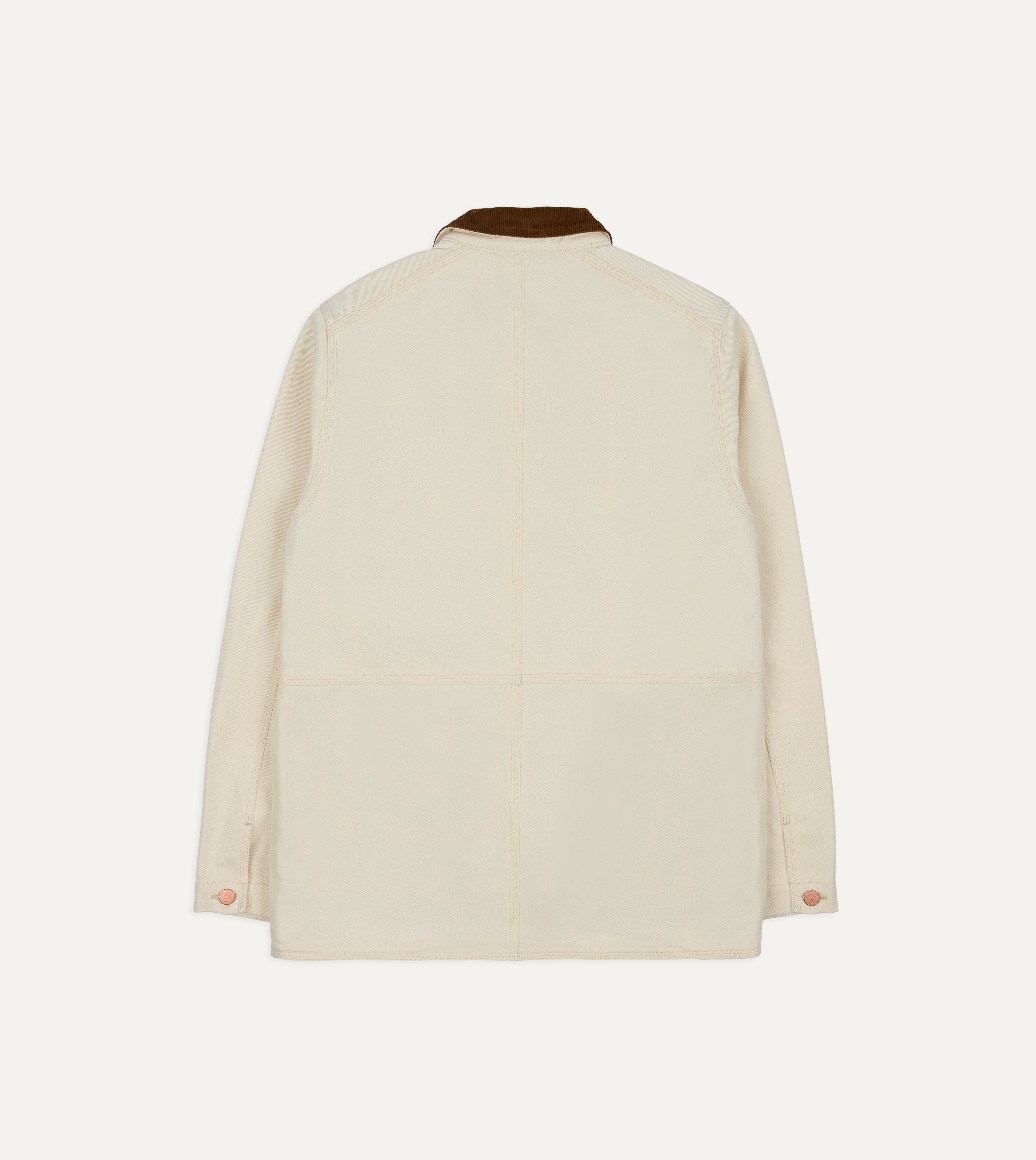 Ecru Denim Welder Jacket - Image 9