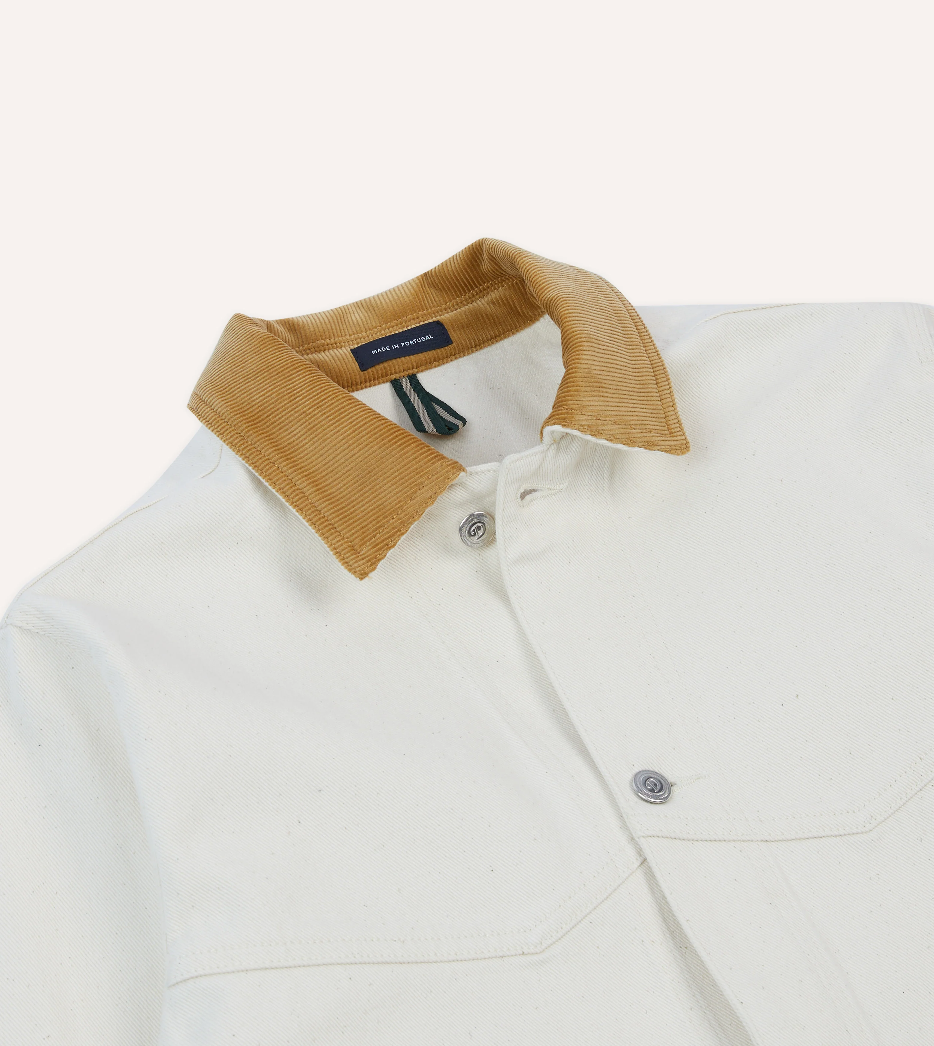 Ecru Denim Western Chore Jacket - Image 3