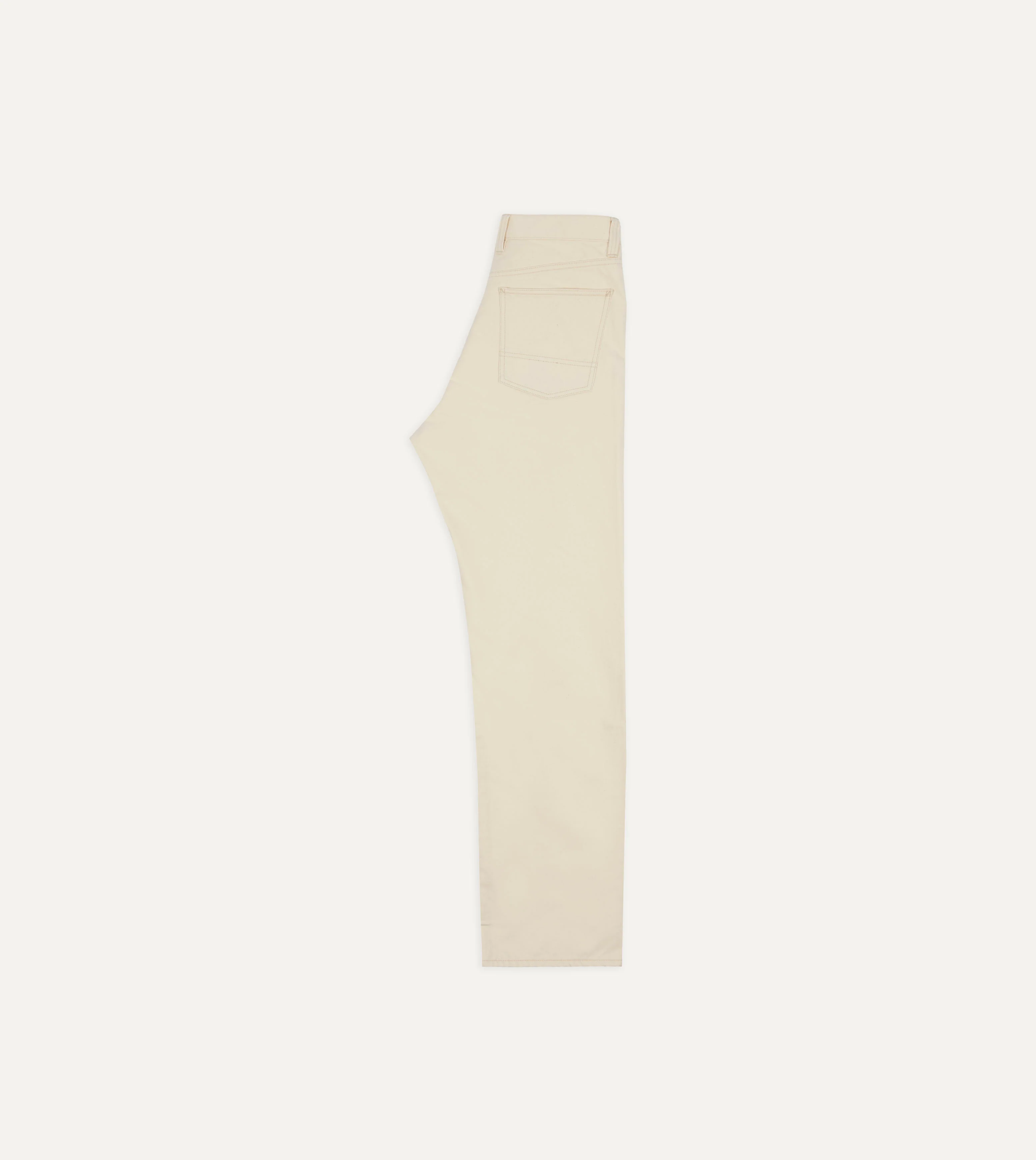 Ecru Military Satin Naval Pant - Image 8