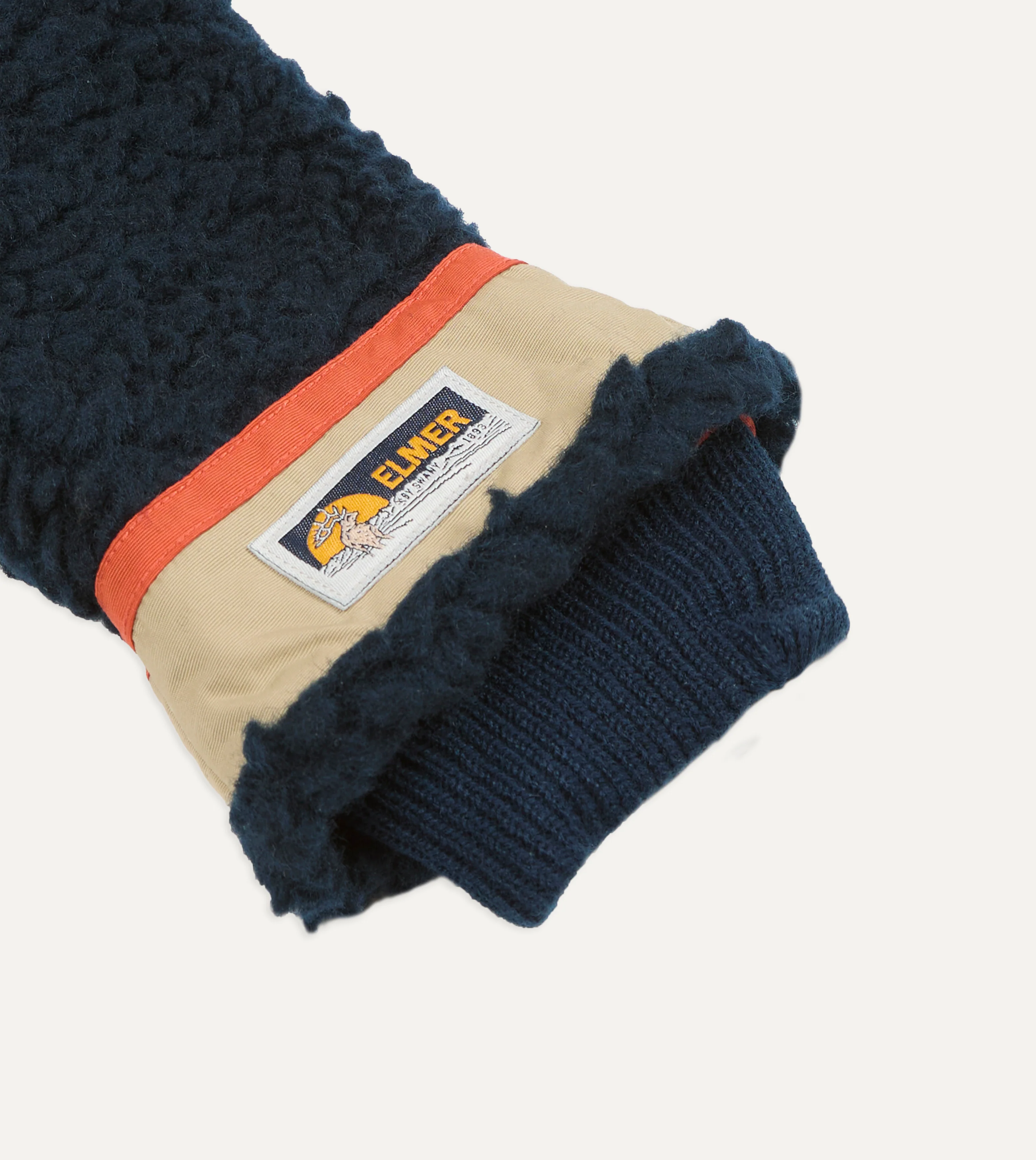 Elmer Navy Wool Pile Gloves - Image 2