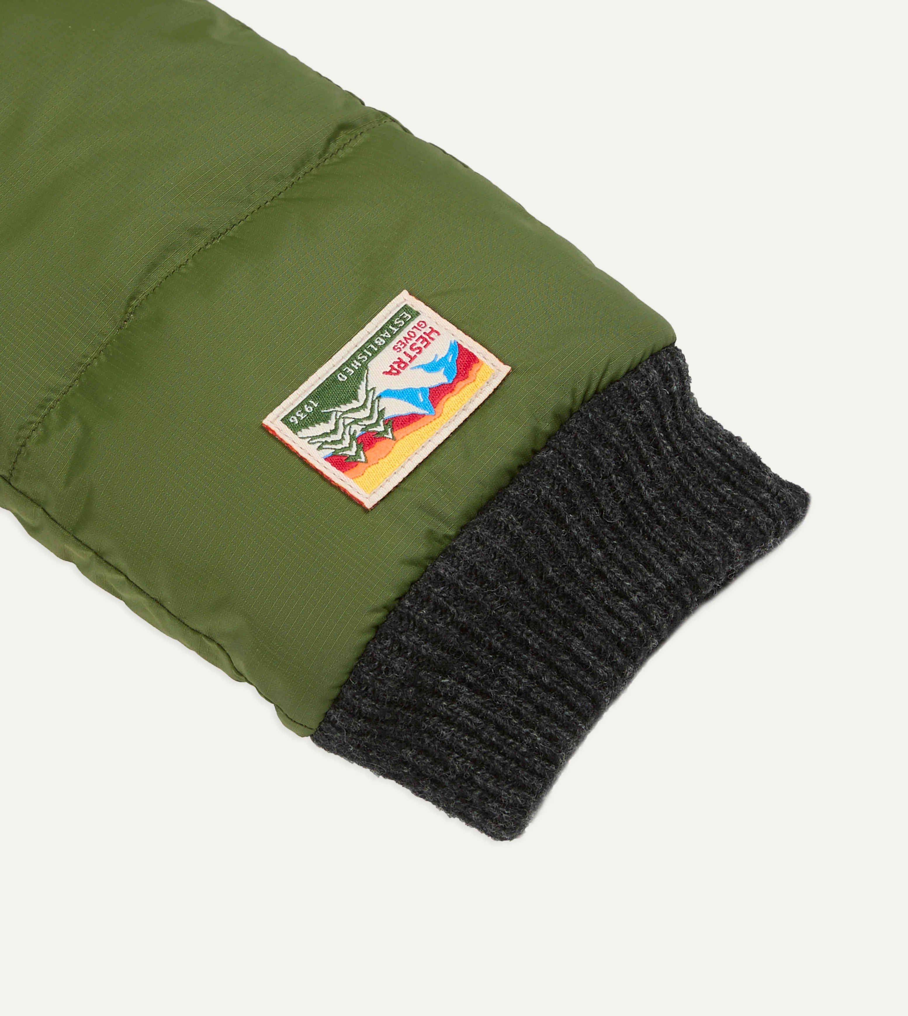 Hestra Dark Green Otra Mitten - Image 2