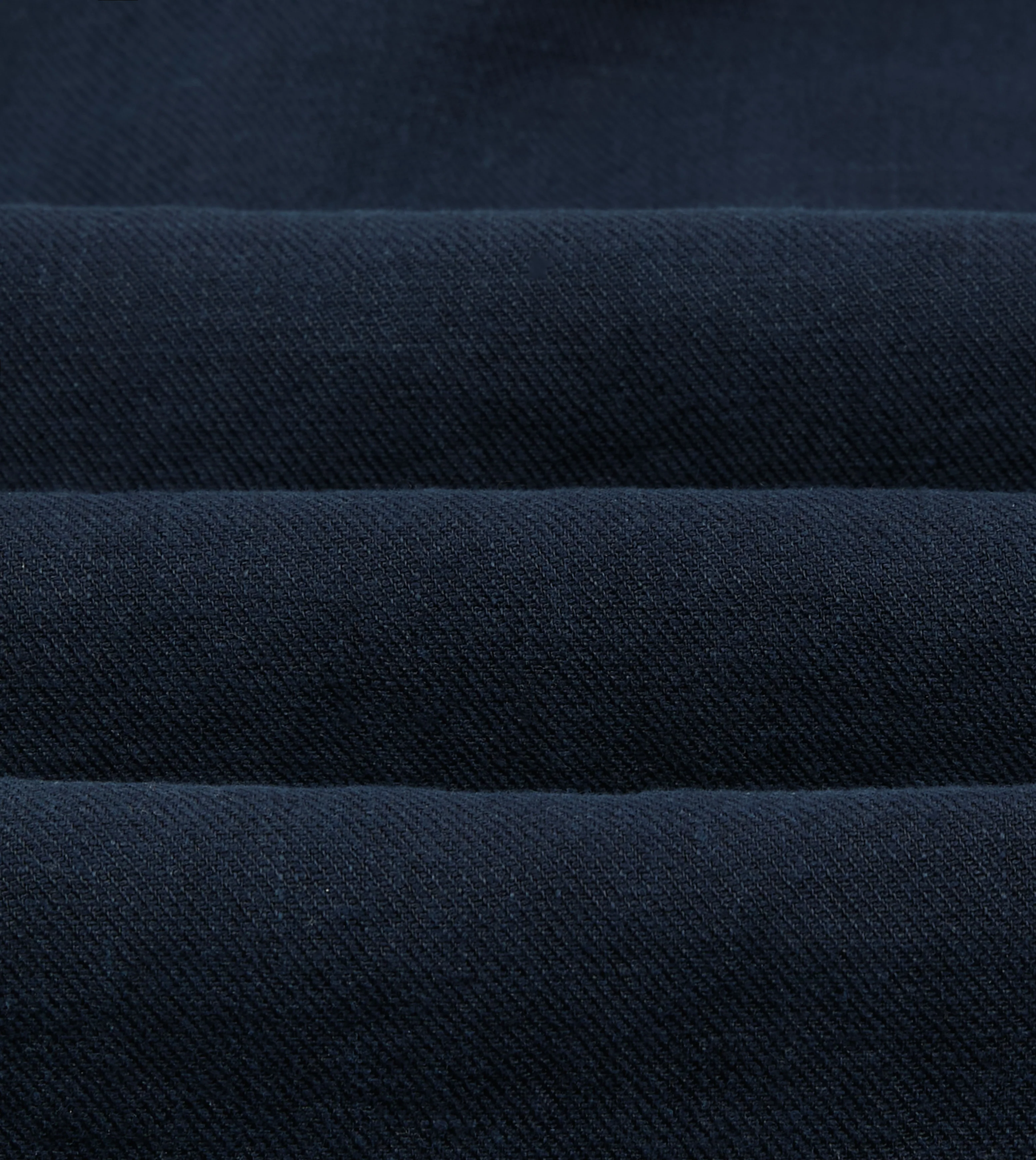 Indigo Linen Short Sleeve Safari Shirt - Image 2