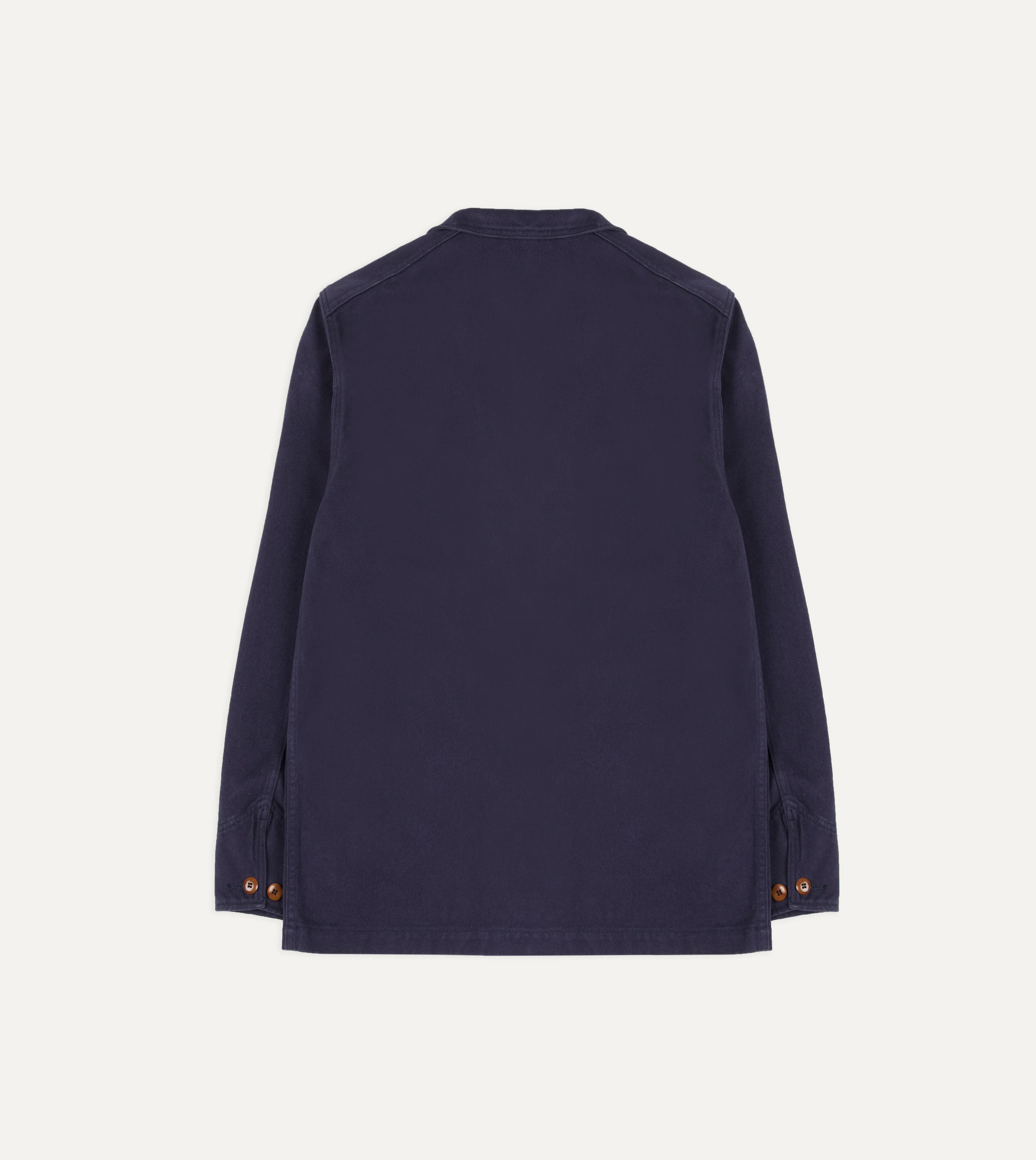 Navy Cotton Canvas Utility Blazer - Image 10