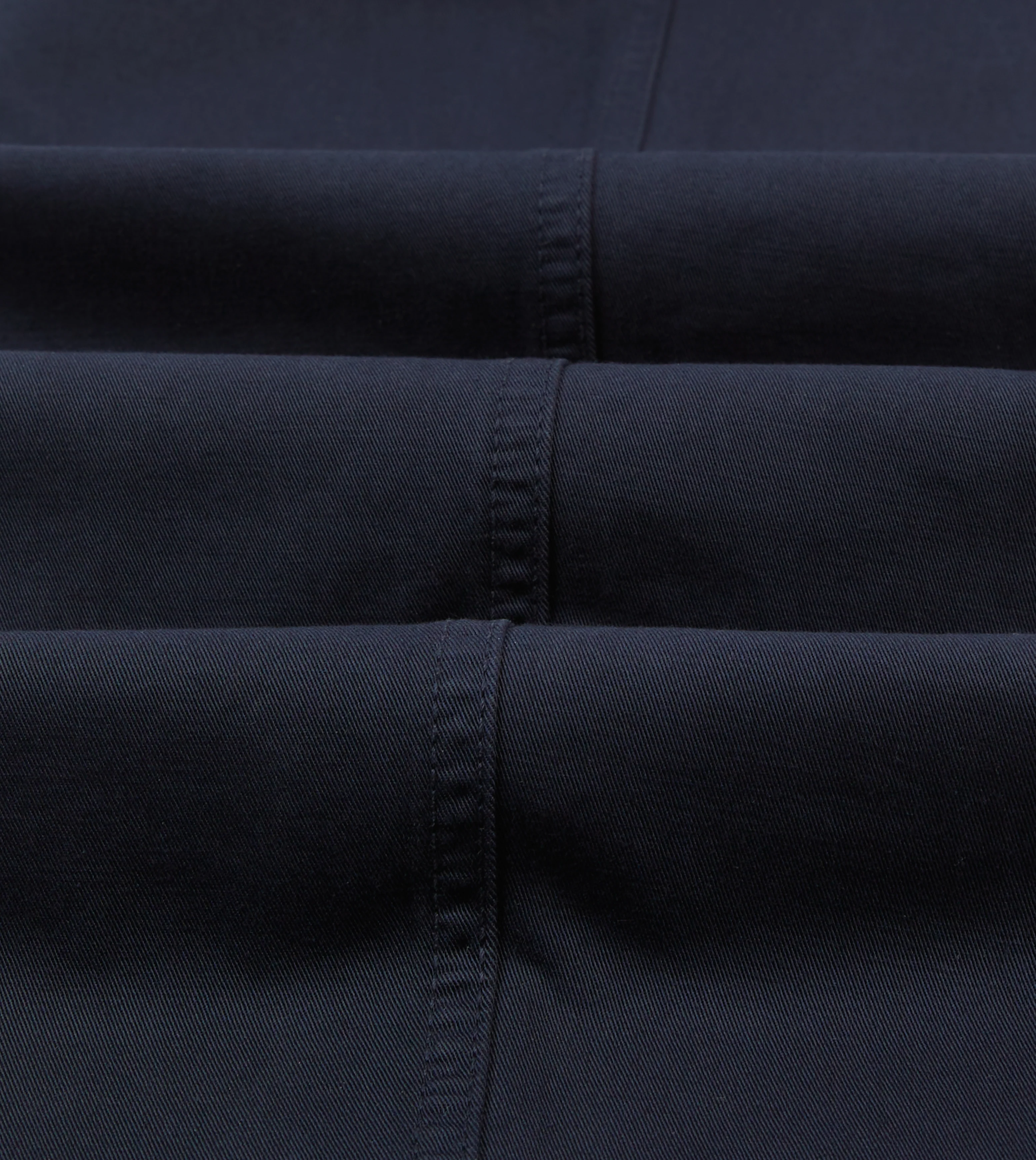 Navy Cotton Flat Front Chino - Image 2