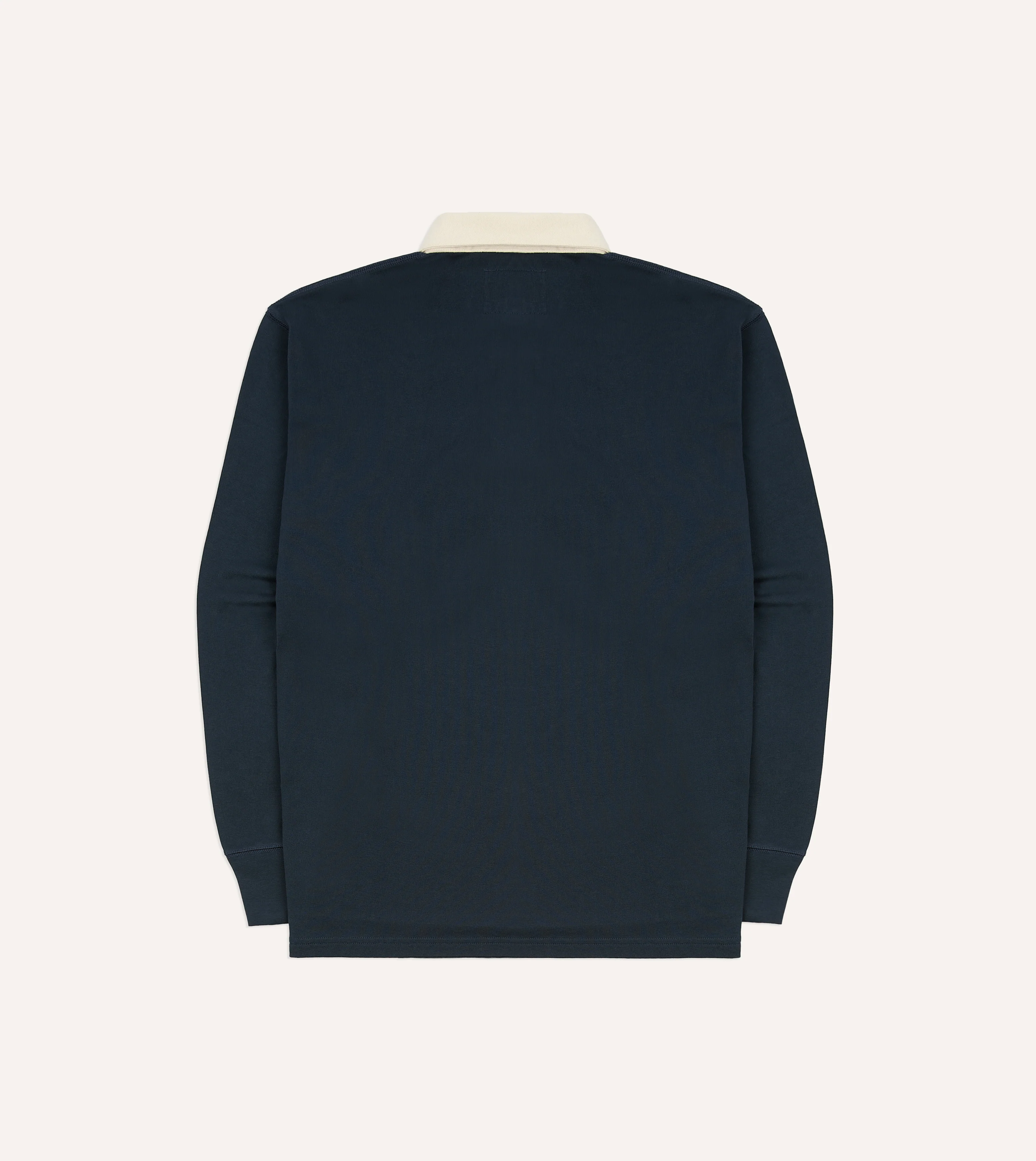 Navy Cotton Rugby Shirt - Image 6