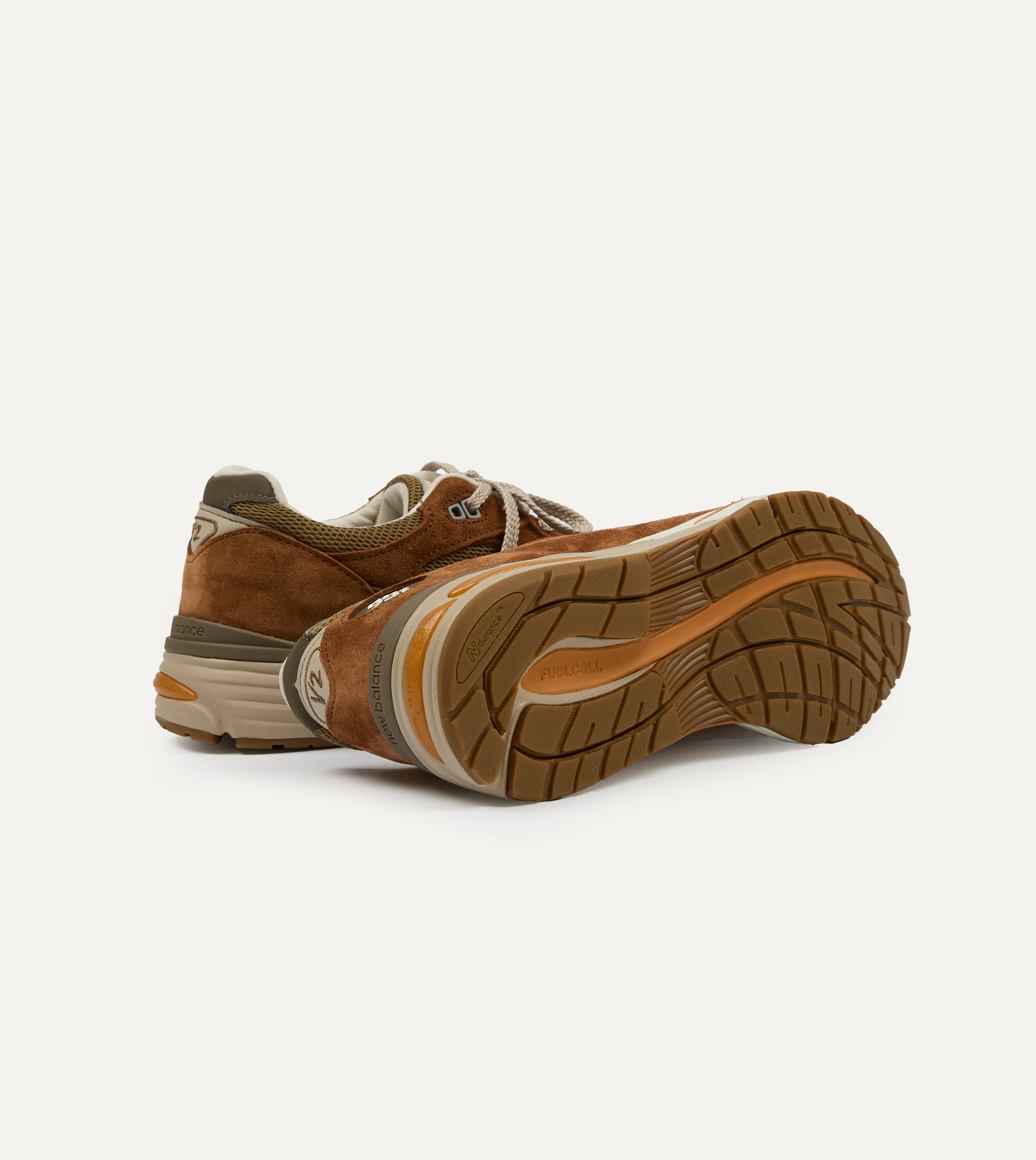 New Balance ‘Iconic Influences’ Caramel Café Made in UK 991v2 Trainers - Image 2