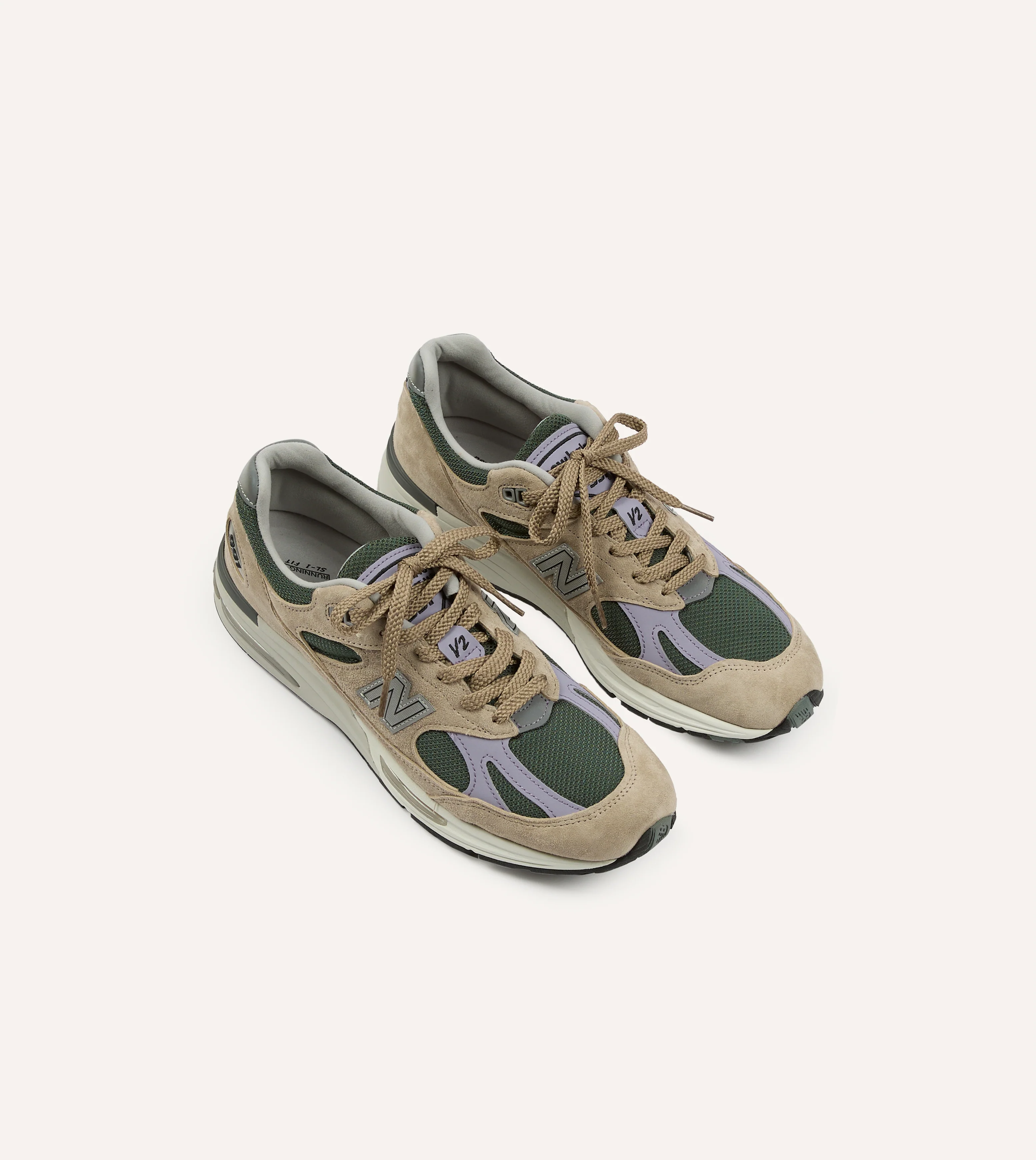 New Balance Tan 'Essentially Offbeat' Made in UK 991v2 Trainers