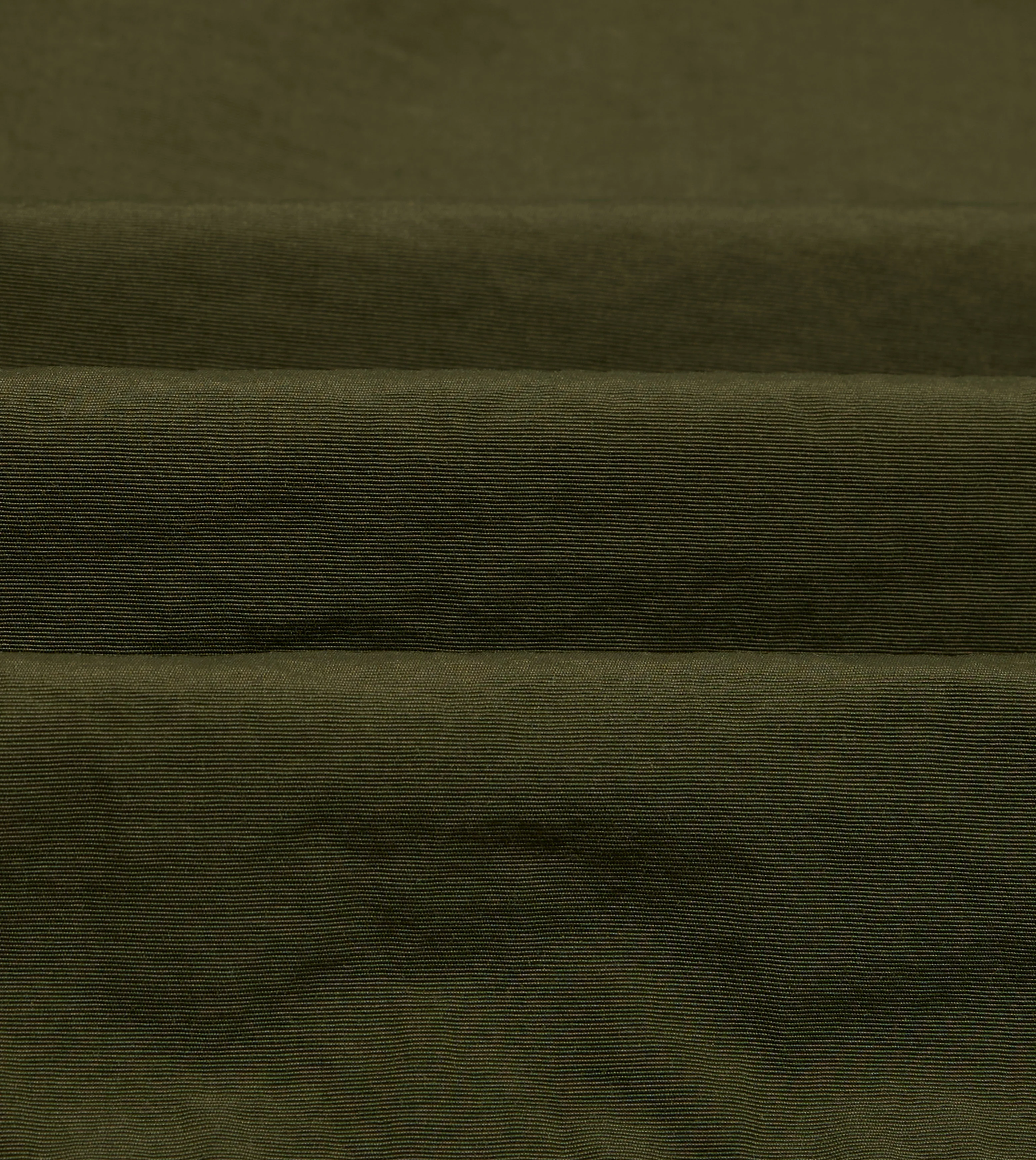 Olive and Ecru Nylon Windbreaker - Image 2