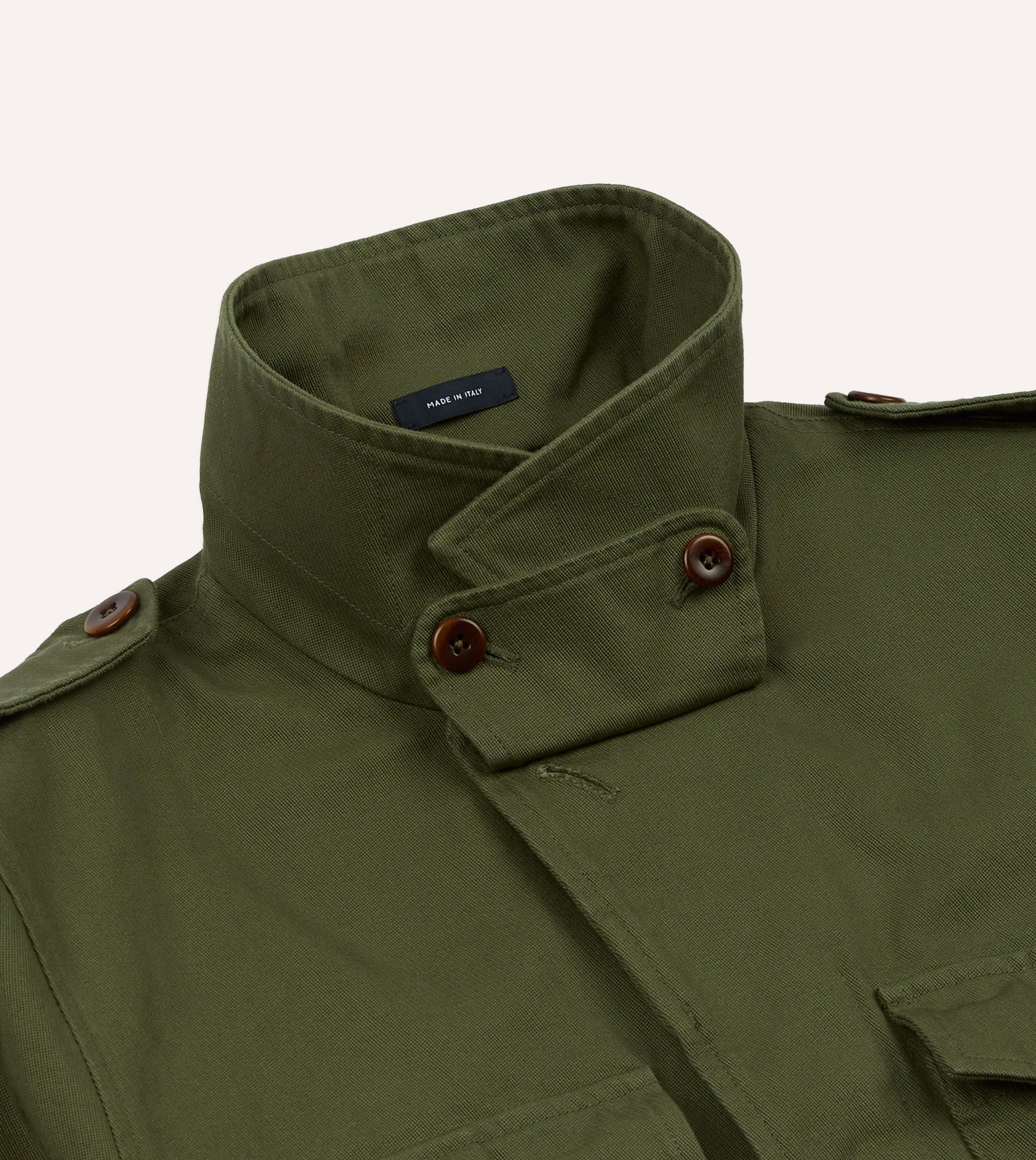 Olive Cotton D-43 Field Jacket - Image 4