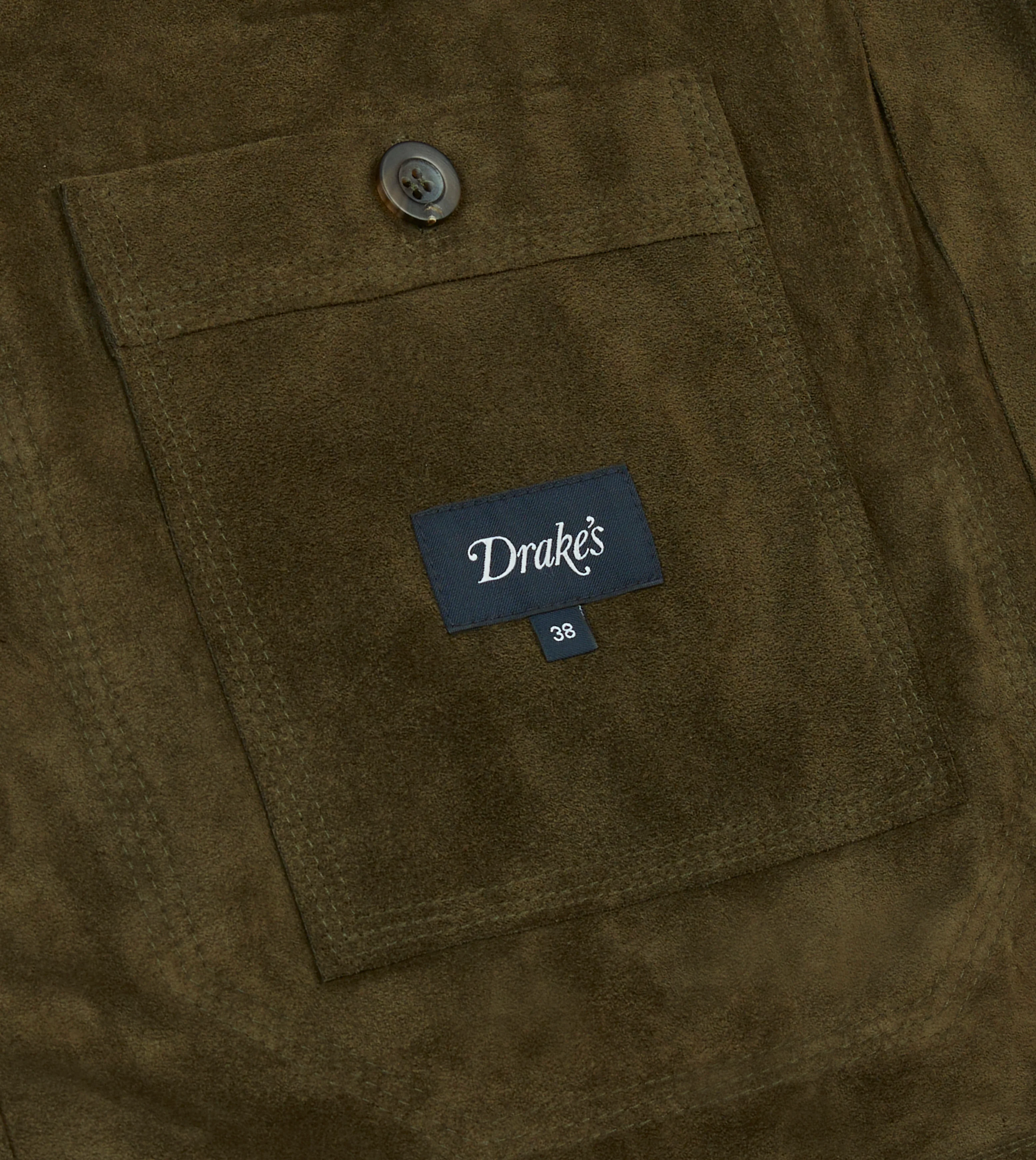 Olive Suede Welder Jacket - Image 8
