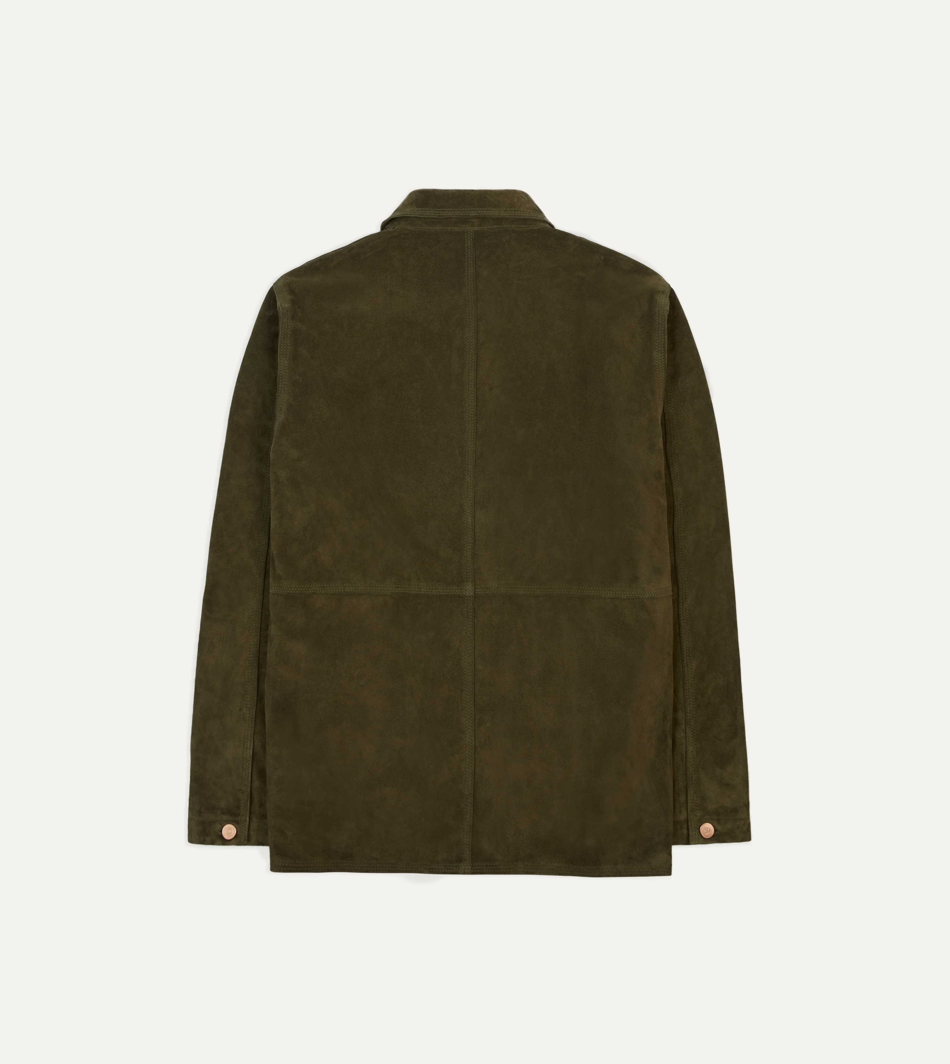 Olive Suede Welder Jacket - Image 9
