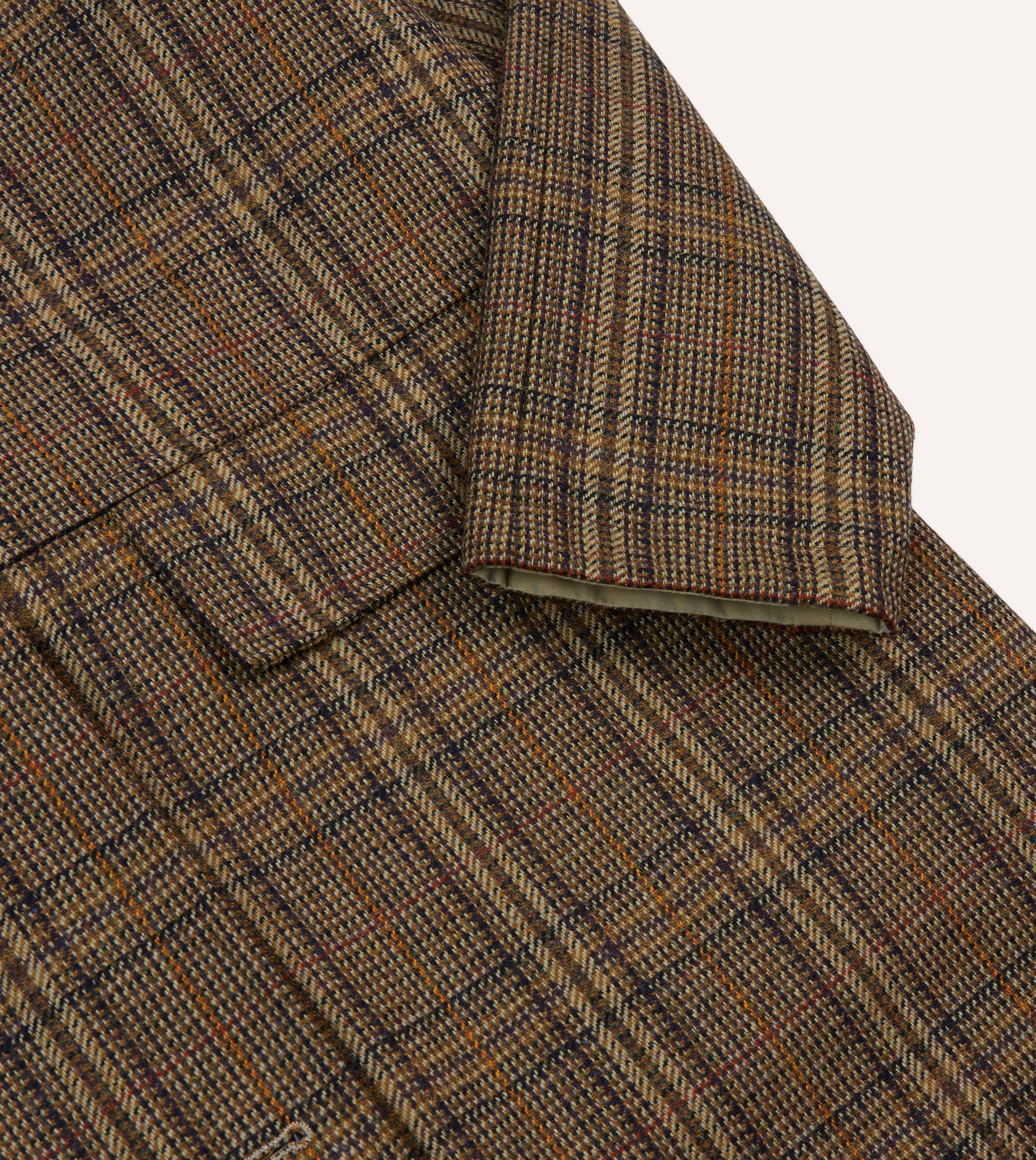 Reversible Cotton–Tweed Raglan Mac - Image 11
