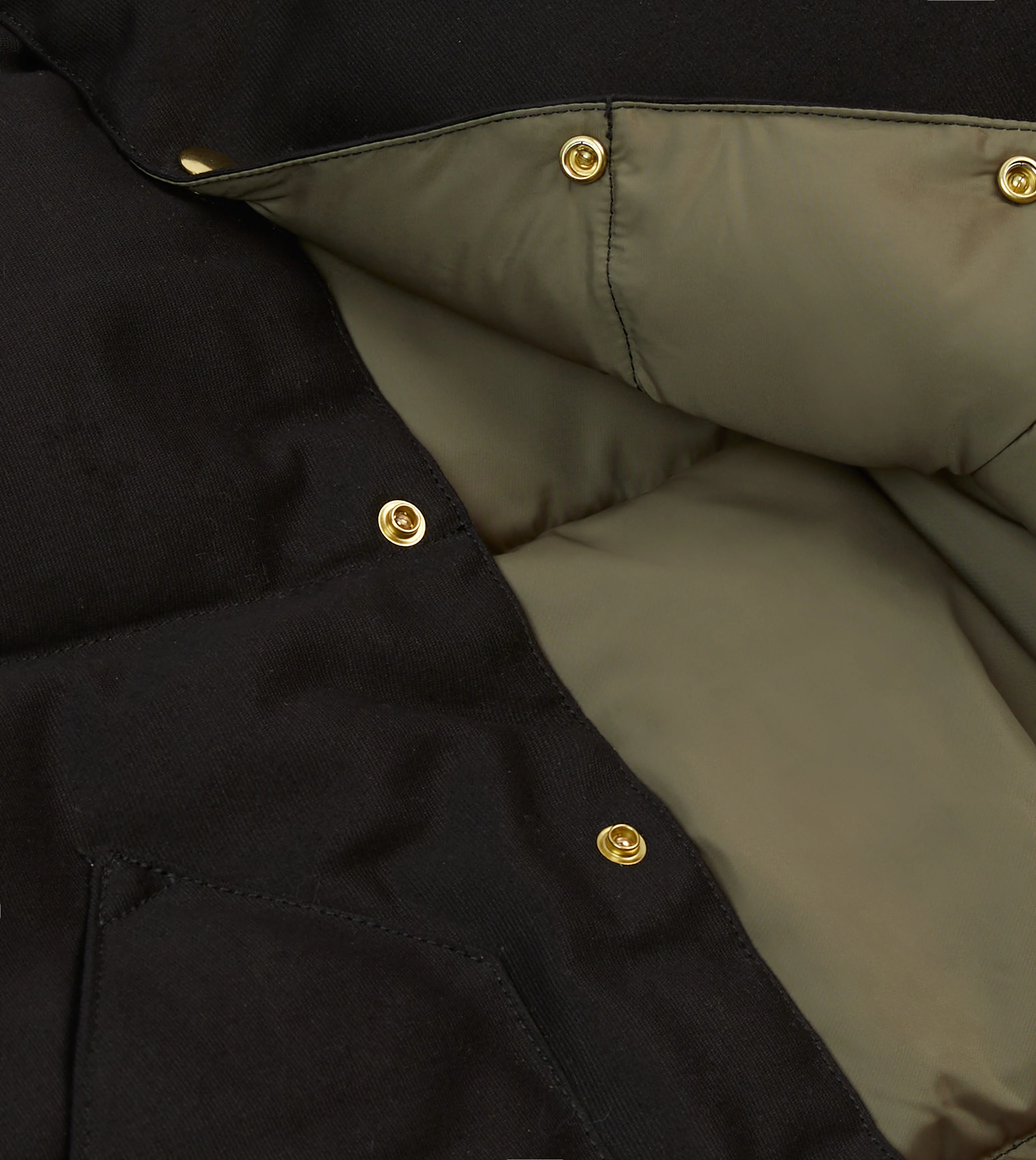 Rocky Mountain Featherbed for Drake's Black Cotton Christy Down Jacket - Image 6