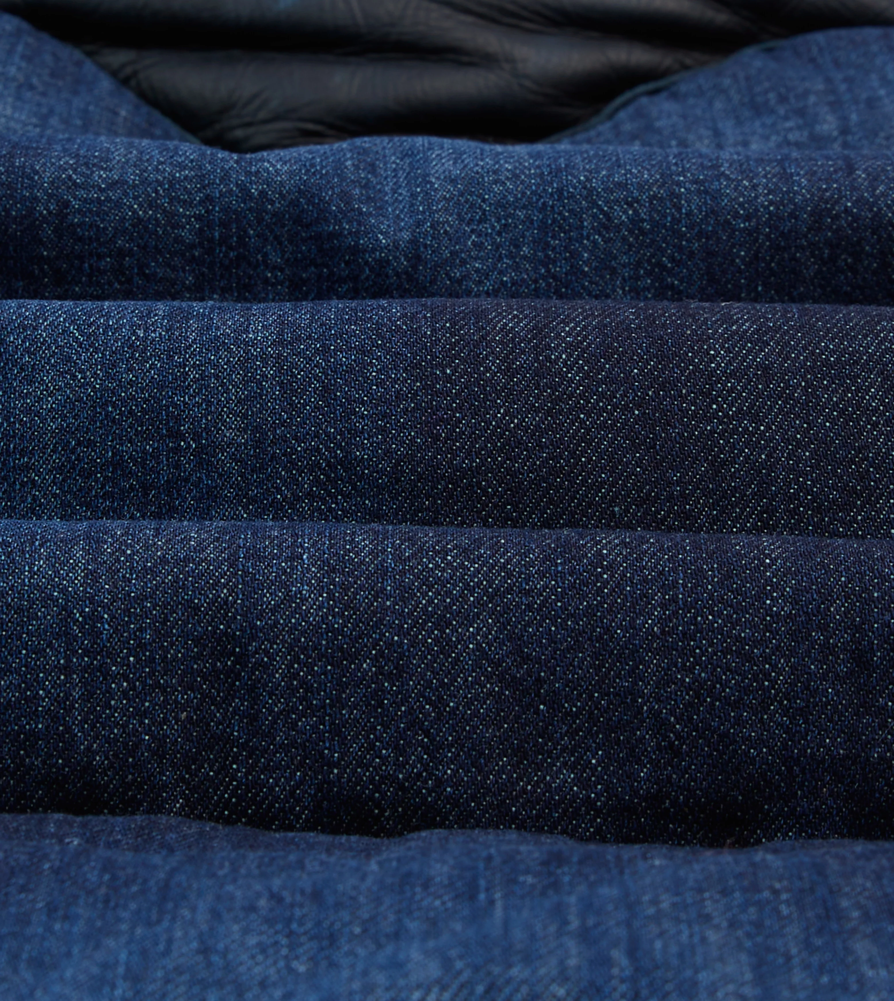 Rocky Mountain Featherbed for Drake's Indigo Denim Christy Down Vest - Image 2