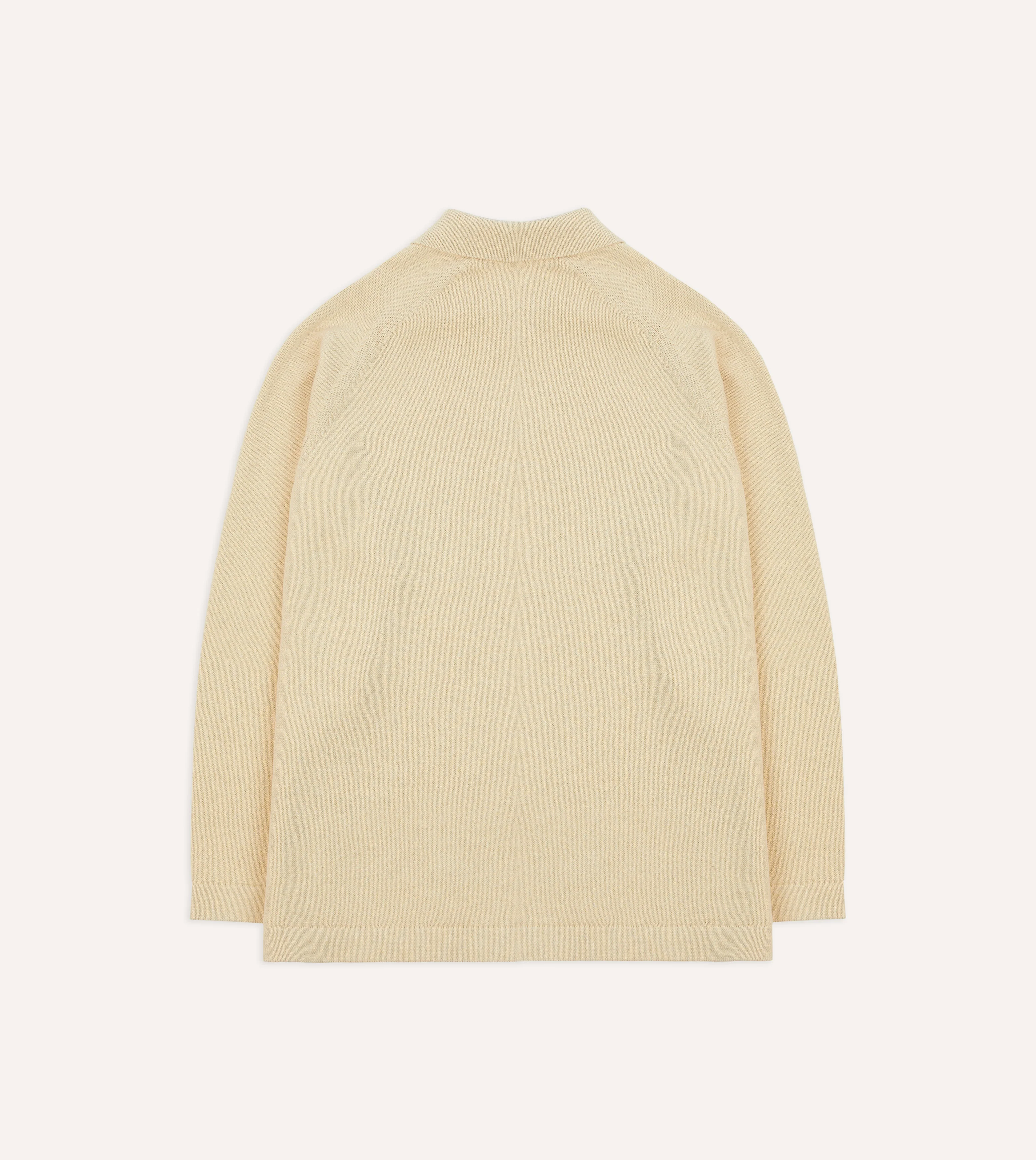 Sand Cotton Button-Through Knit - Image 5