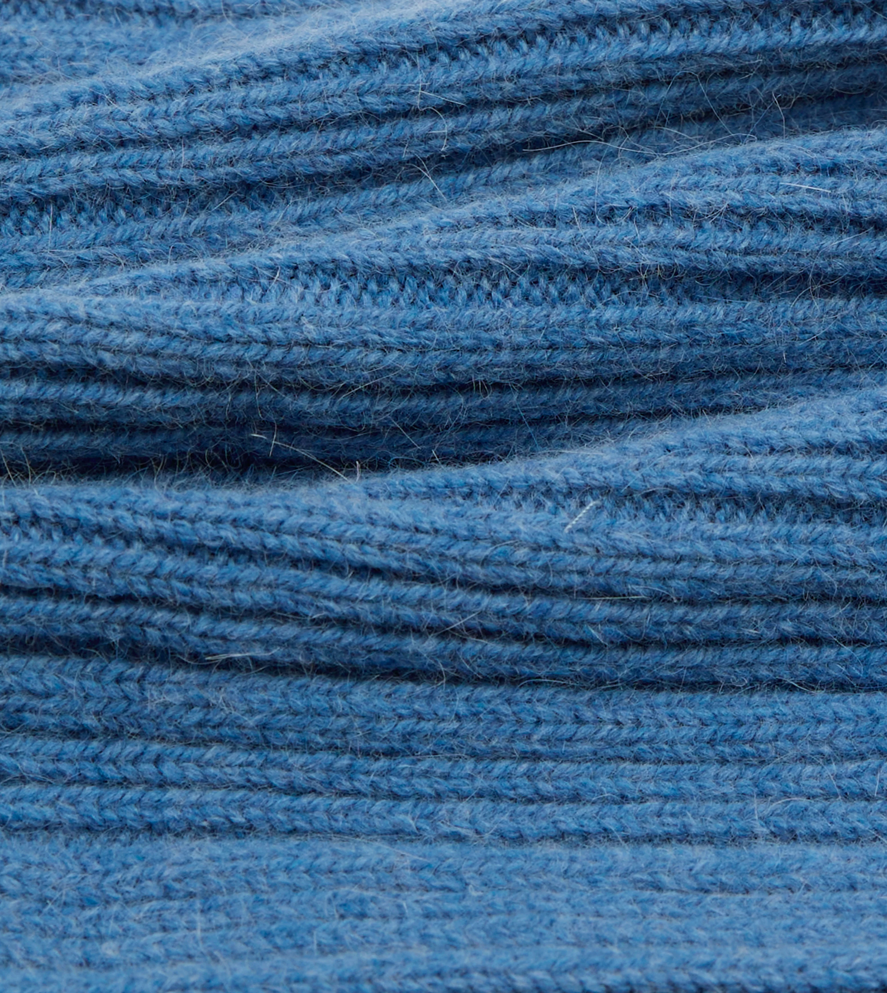 Sky Blue Geelongora Ribbed Knit Cap - Image 2