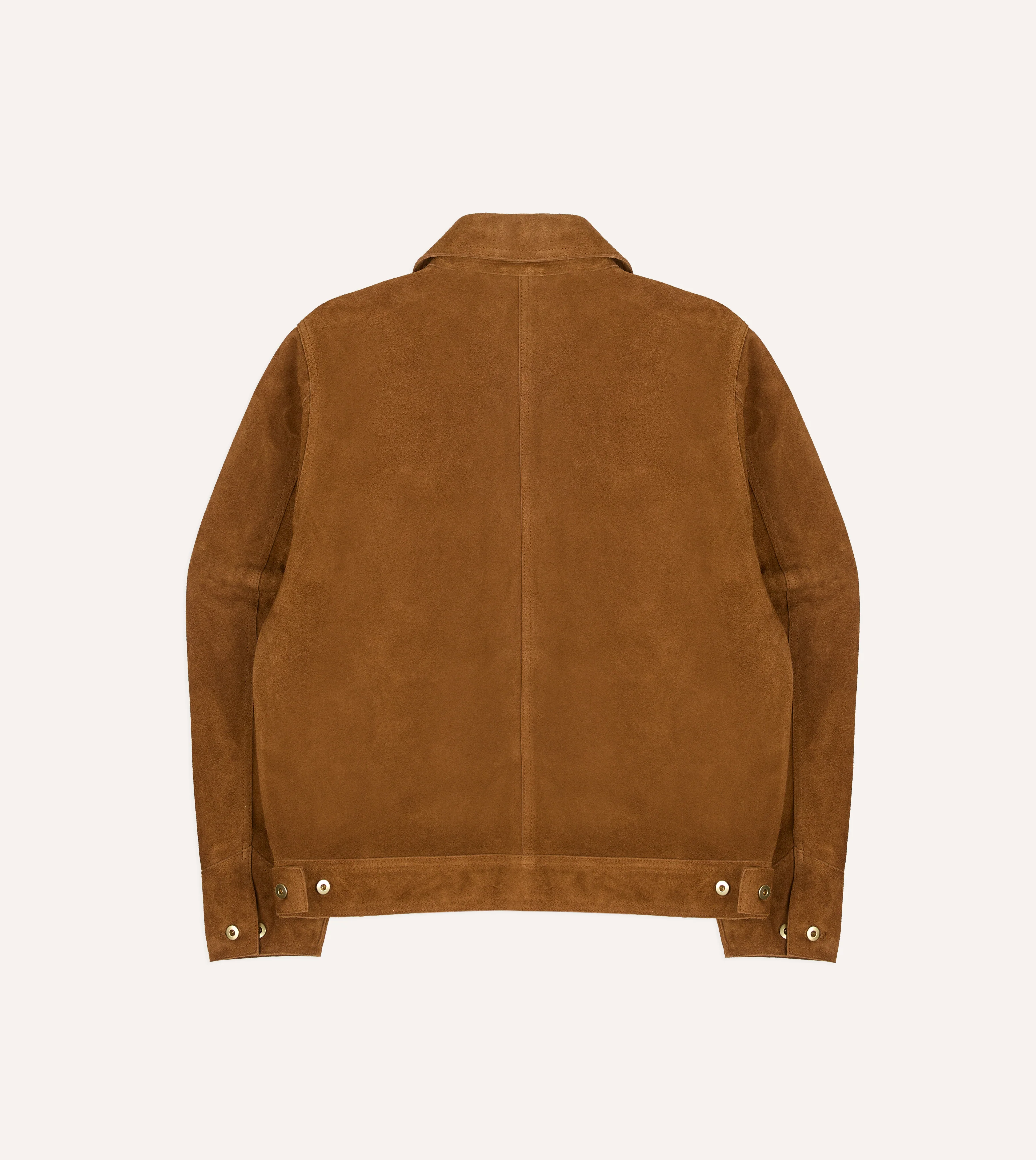 Snuff Raw Suede Blouson Jacket - Image 10