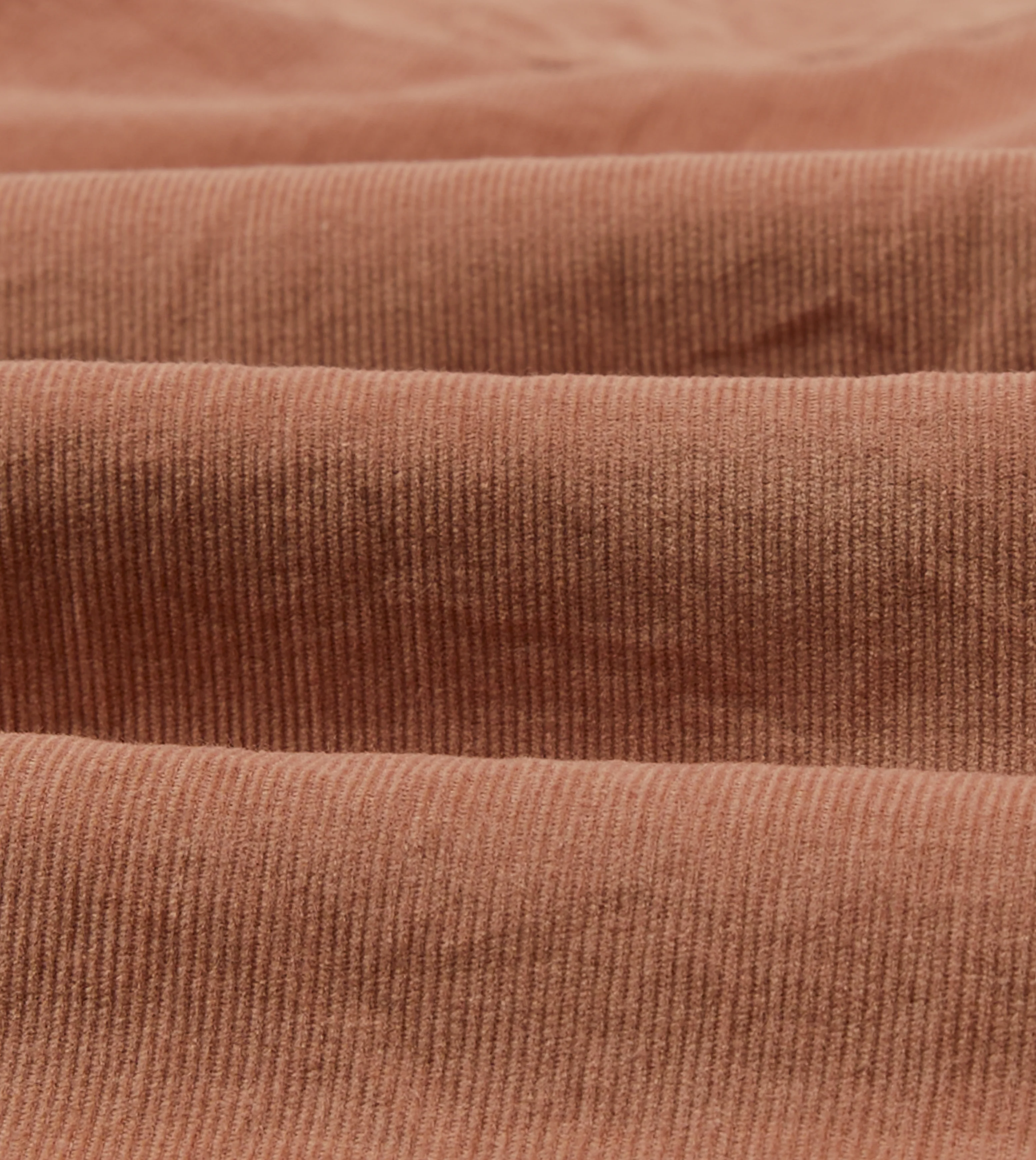Washed Red Corduroy Two-Pocket Western Shirt - Image 2