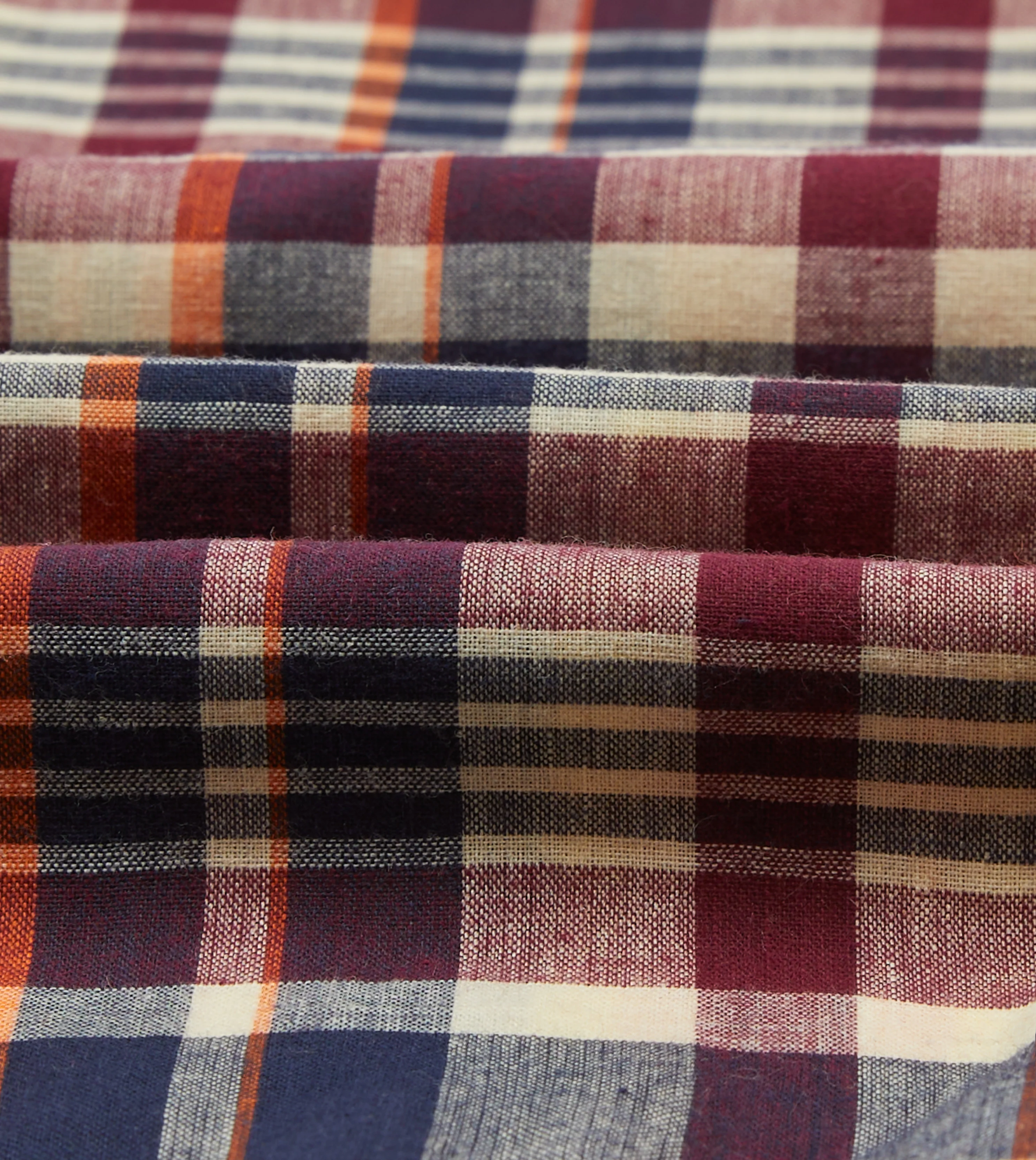 Waxed Madras Cotton Tennis Blouson Jacket - Image 2