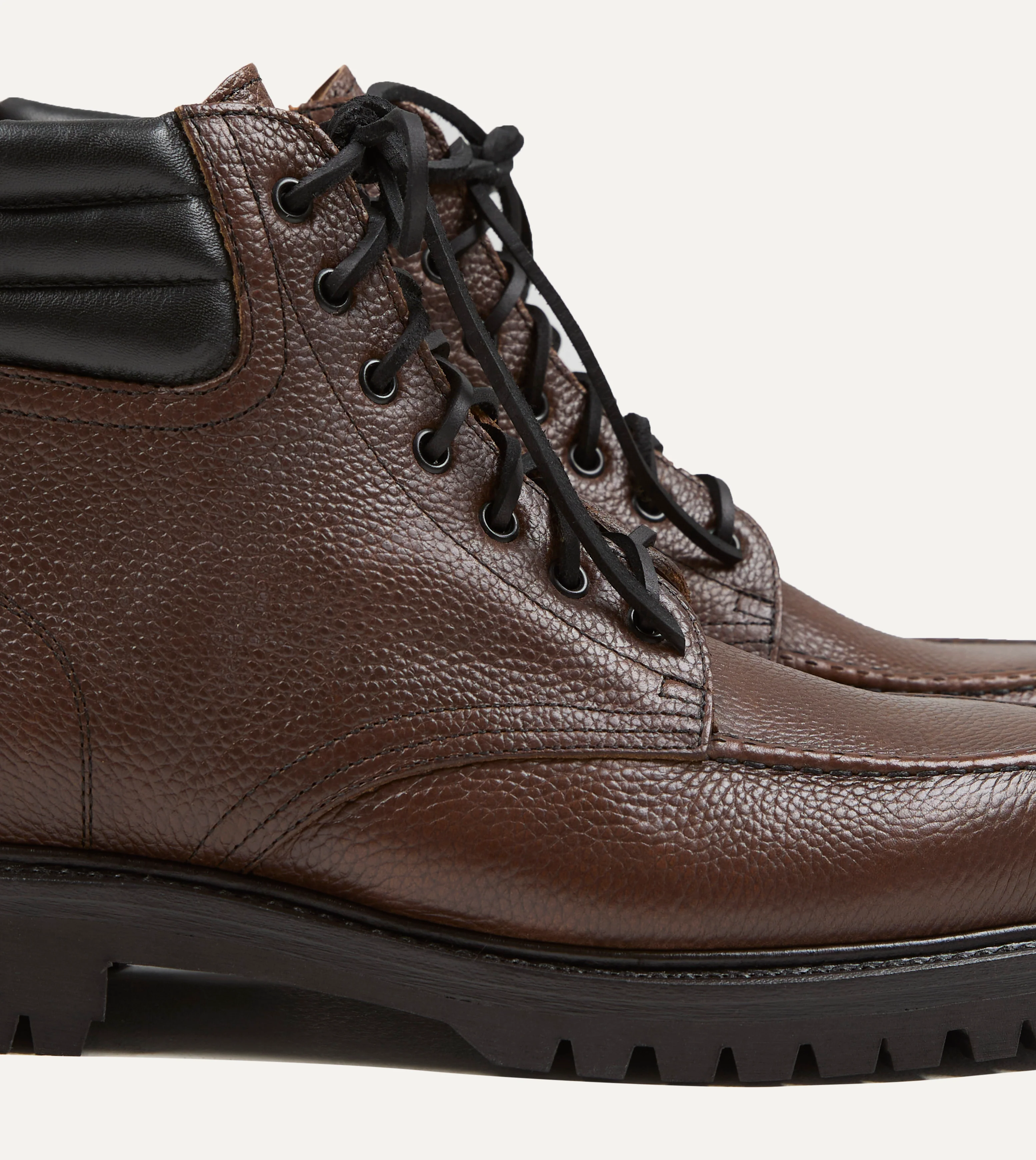 Yuketen Salvia Brown Leather Boots - Image 3